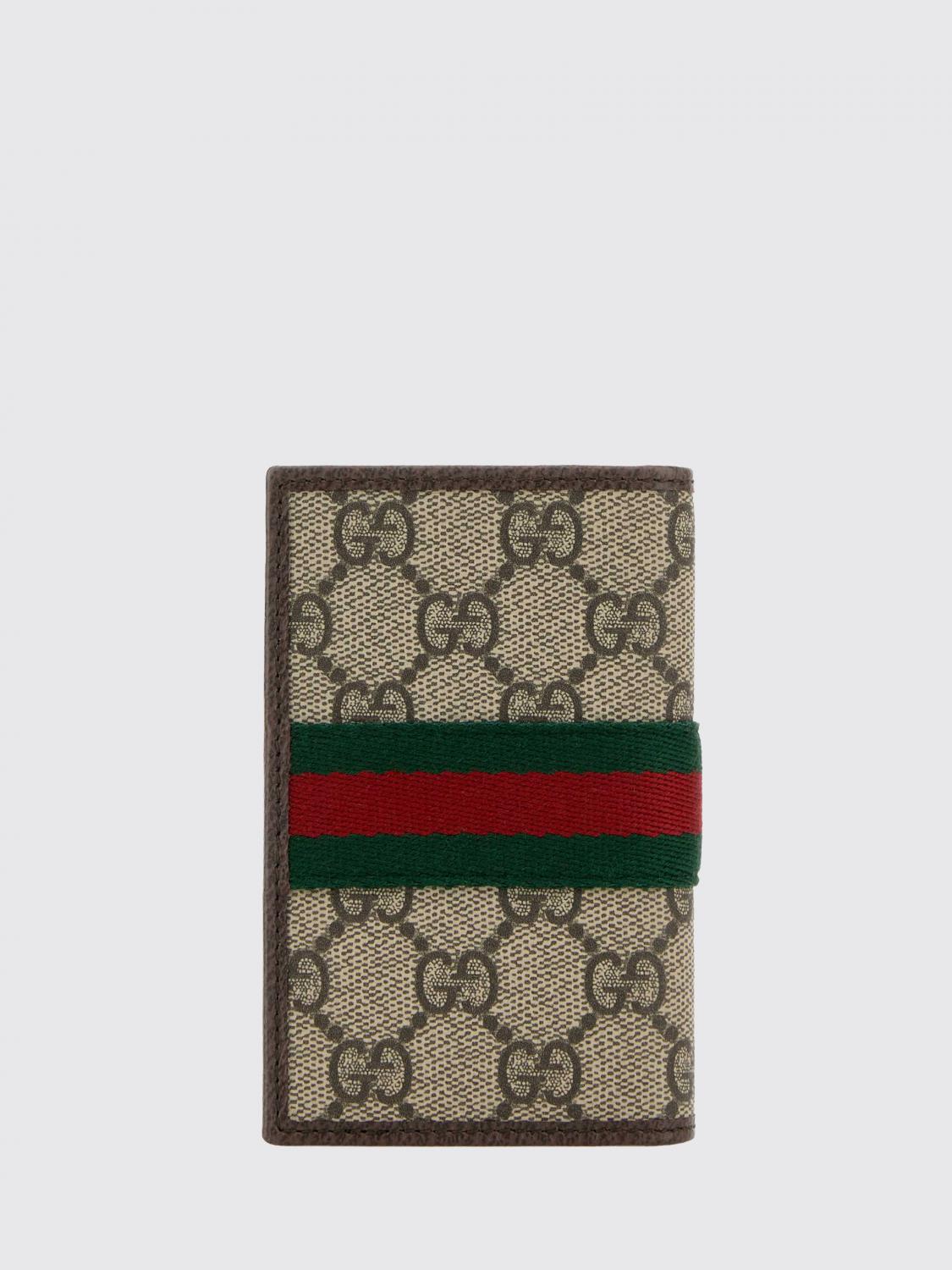 Gucci Wallet Men Beige GUCCI
