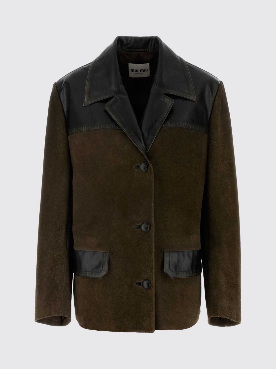 Miu Miu Jacket Woman Mud MIU MIU
