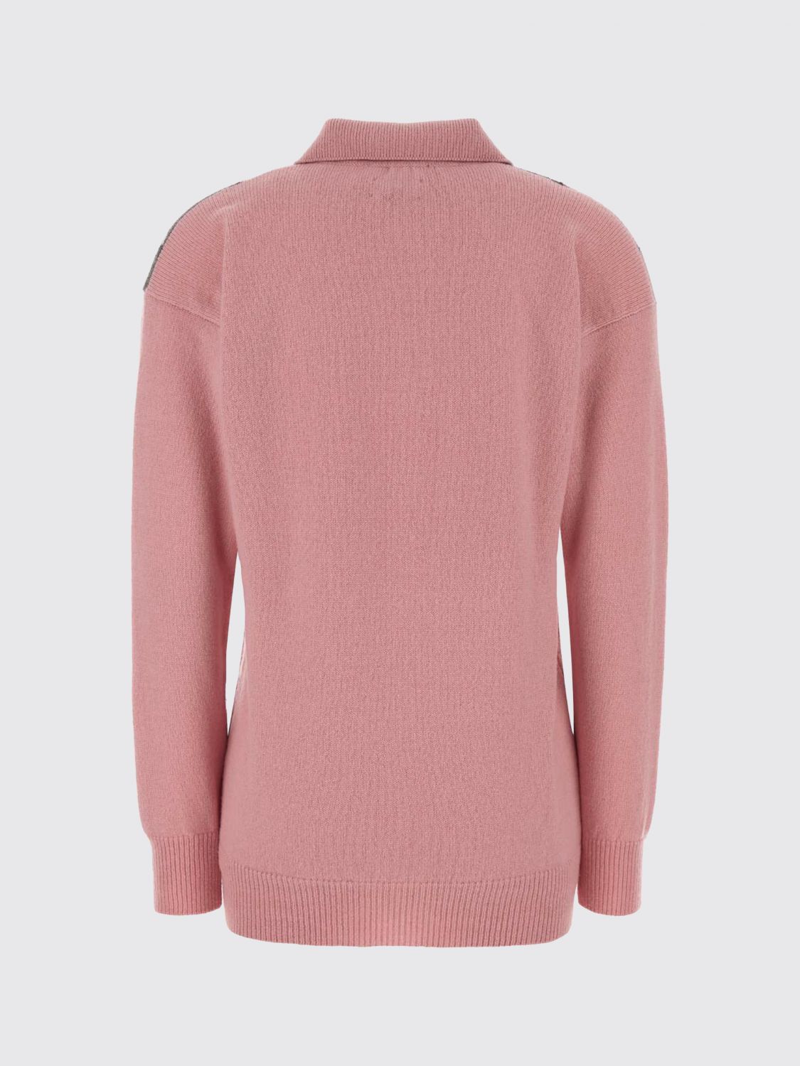 Jw Anderson Women Pink Wool Polo Shirt J.W. ANDERSON