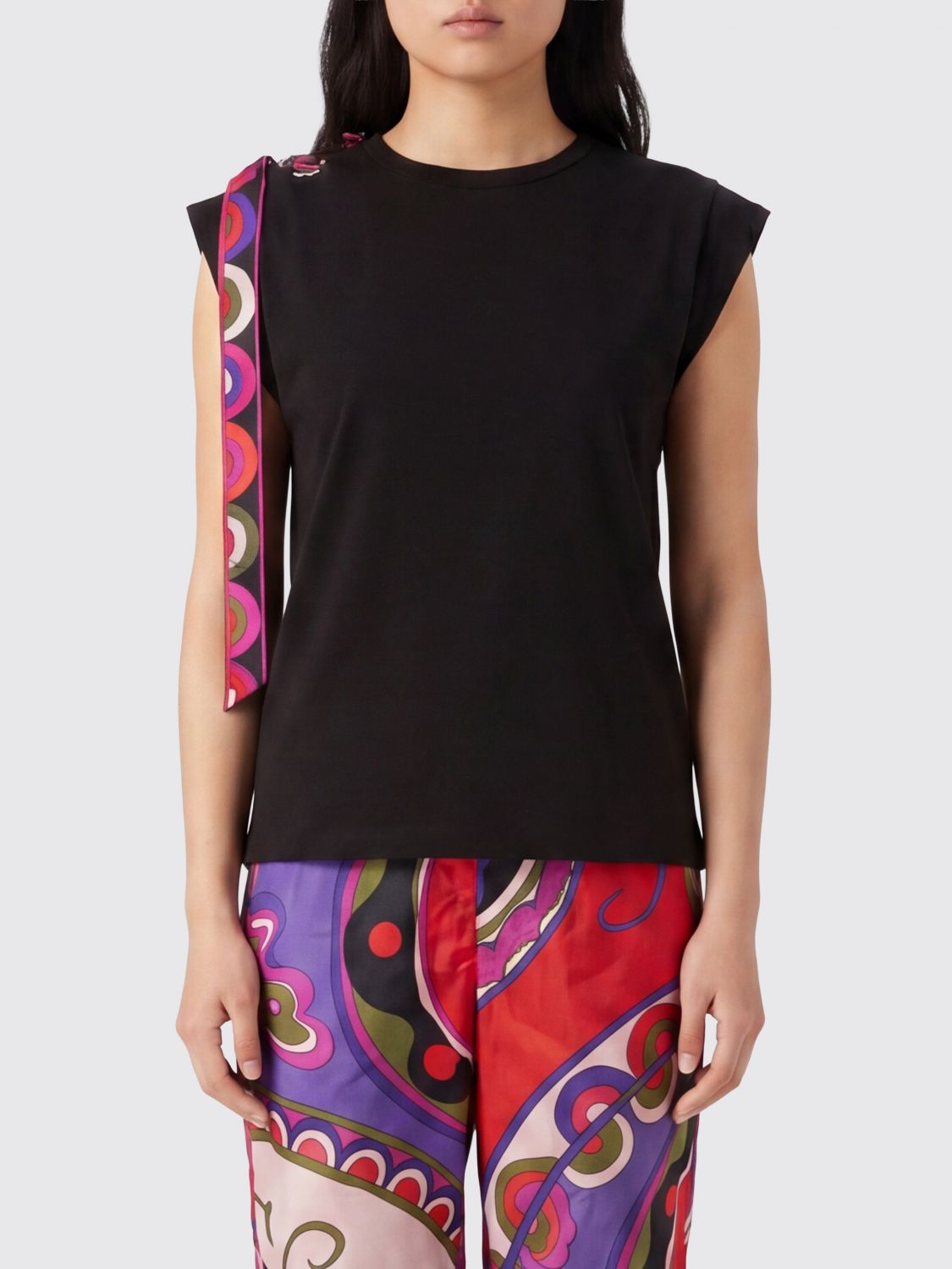 Pucci T-Shirt Woman Black PUCCI