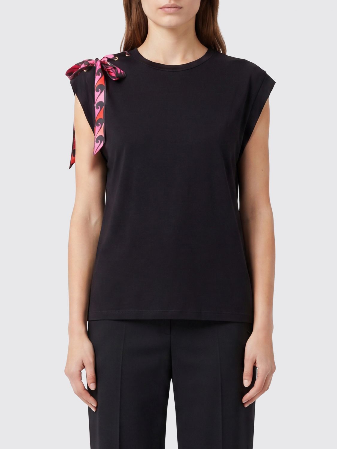 Pucci T-Shirt Woman Black 1 PUCCI