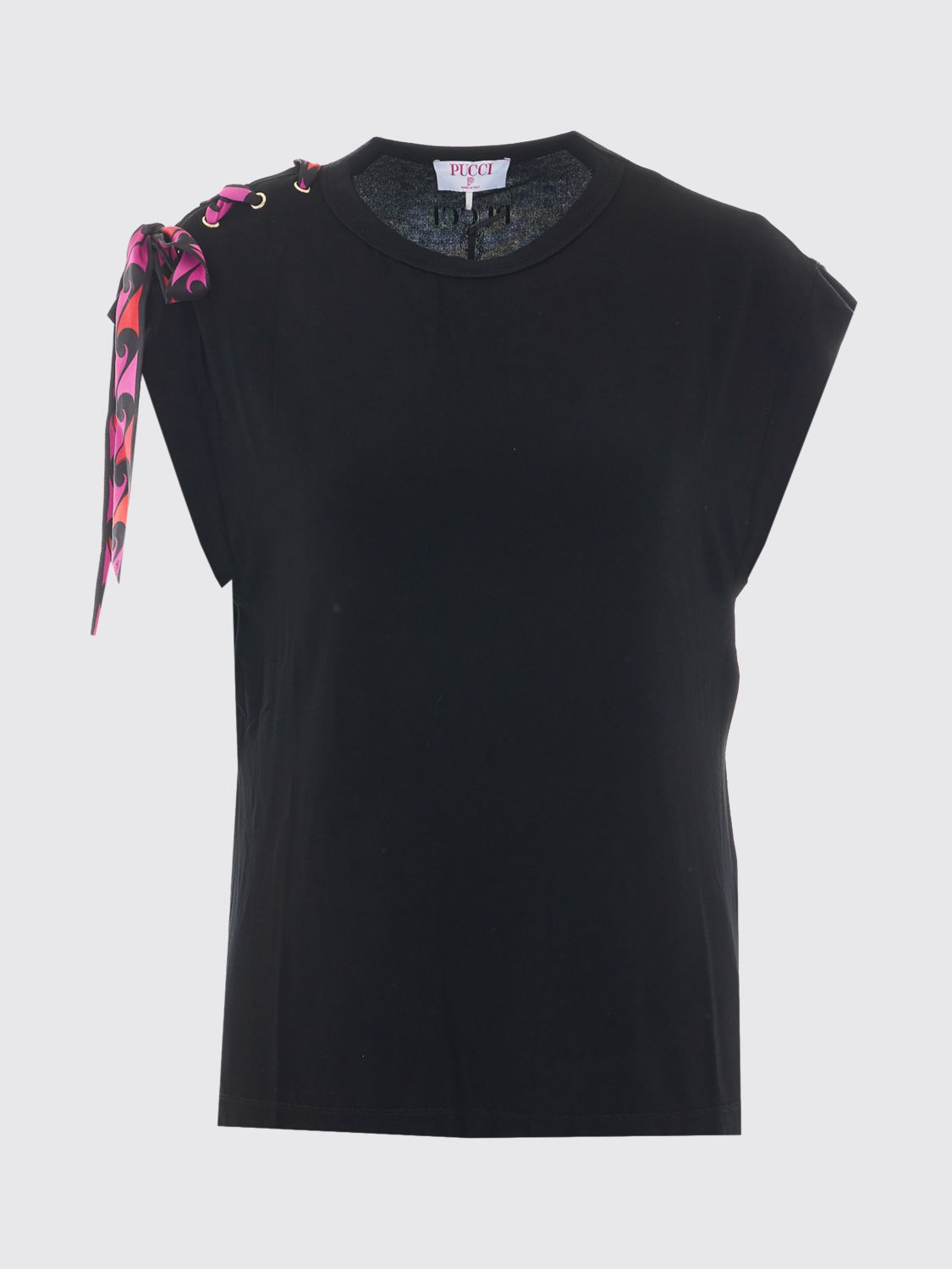 Pucci T-Shirt Woman Black 1 PUCCI