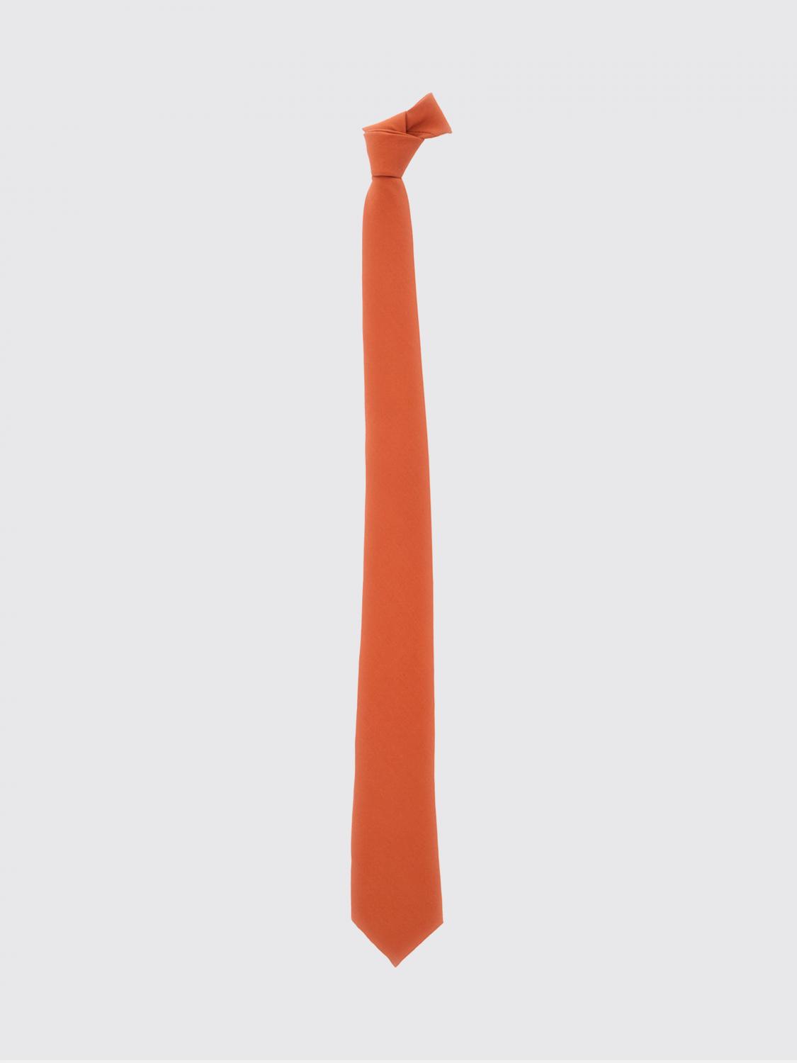 Saint Laurent Tie Men Orange SAINT LAURENT