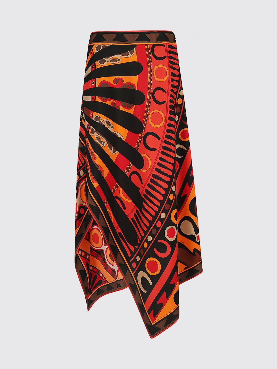 Pucci Skirt Woman Orange PUCCI