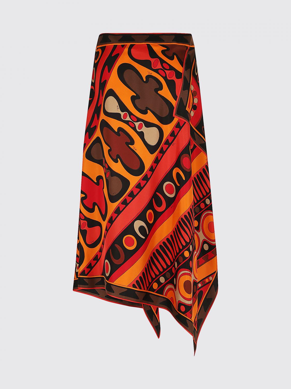 Pucci Skirt Woman Orange PUCCI
