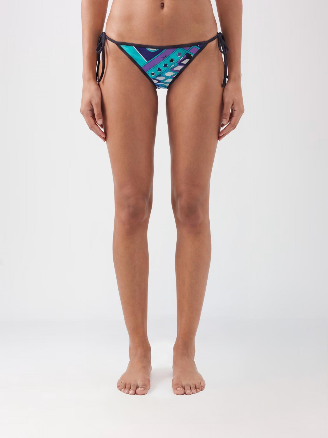 Pucci Swimsuit Woman Gnawed Blue PUCCI