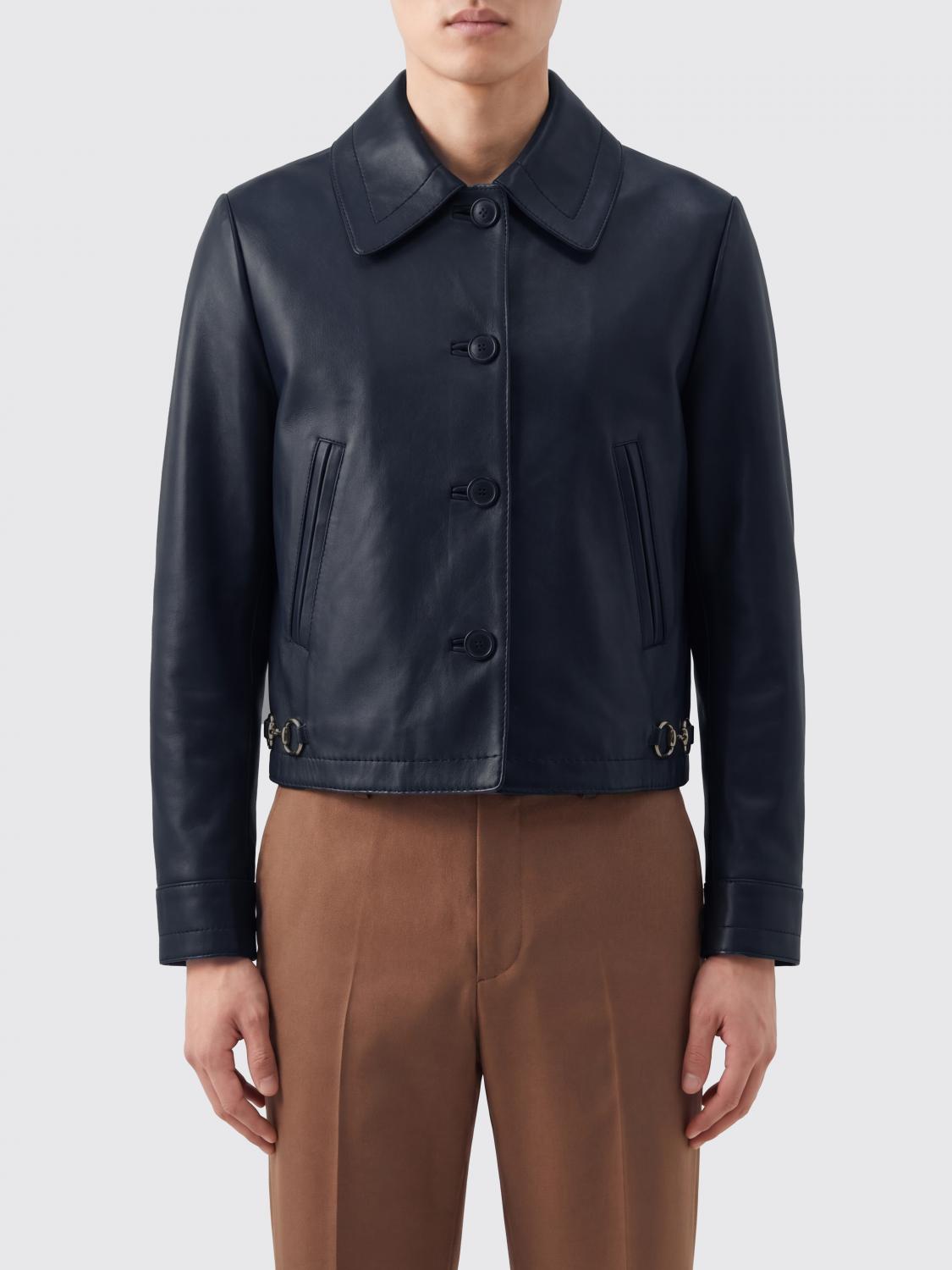 Gucci Blazer Men Blue GUCCI