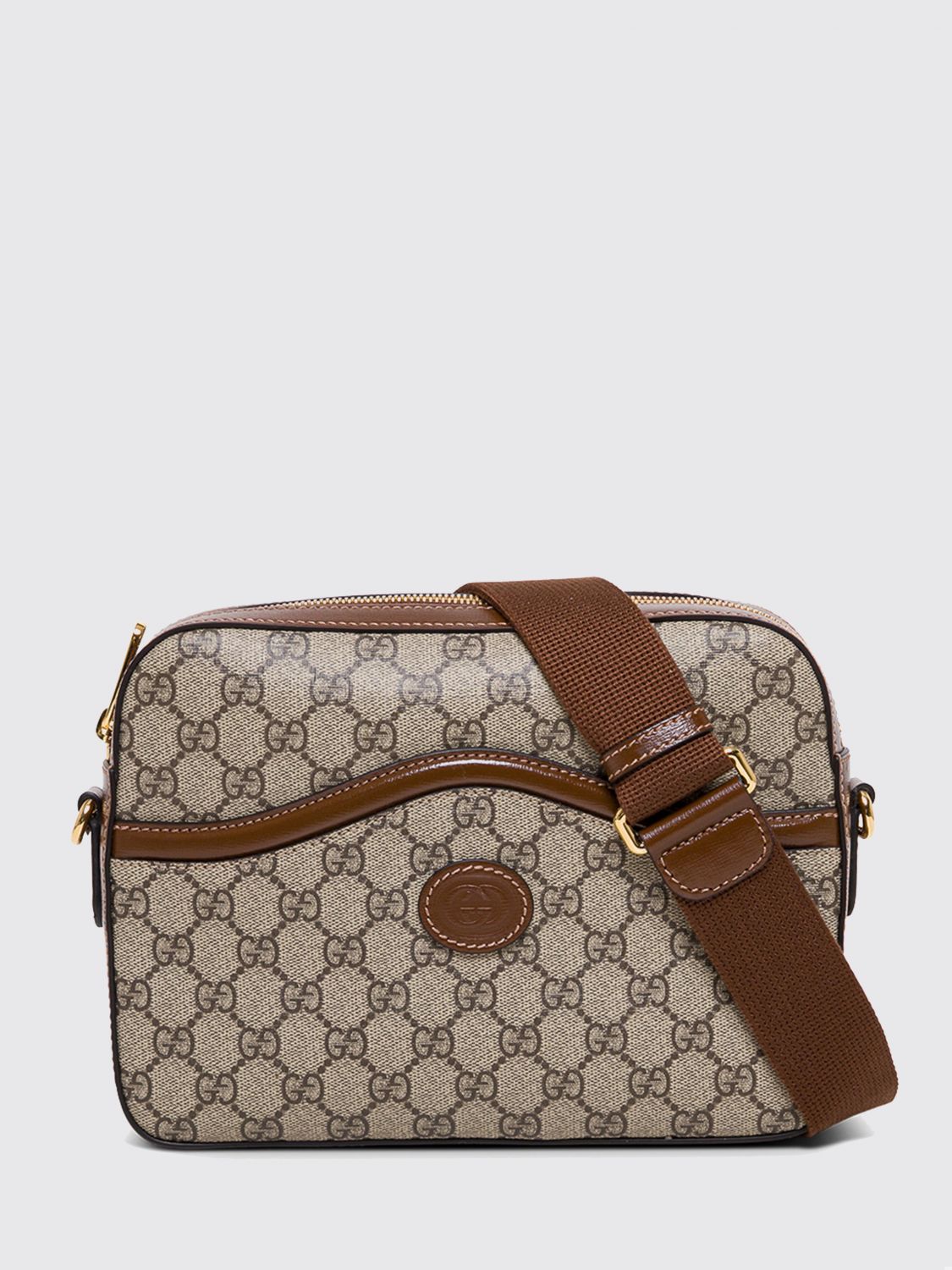 Gucci Shoulder Bag Men Beige GUCCI