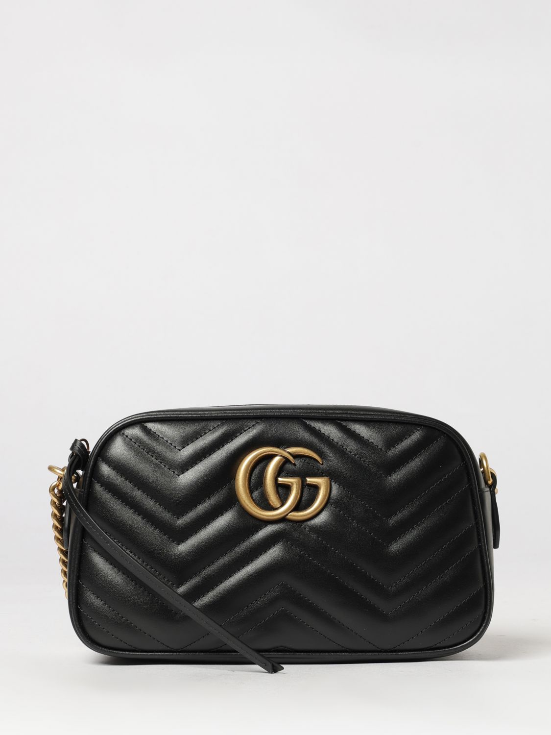 Gucci Gg Marmont Matelasse Chevron Nappa Shoulder Bag GUCCI