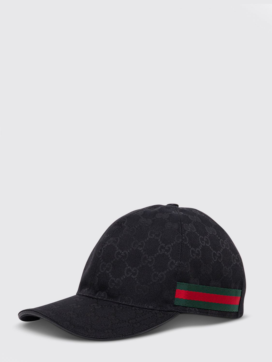 Gucci Men Gg Monogram Striped Baseball Cap Gucci In Fabric GUCCI