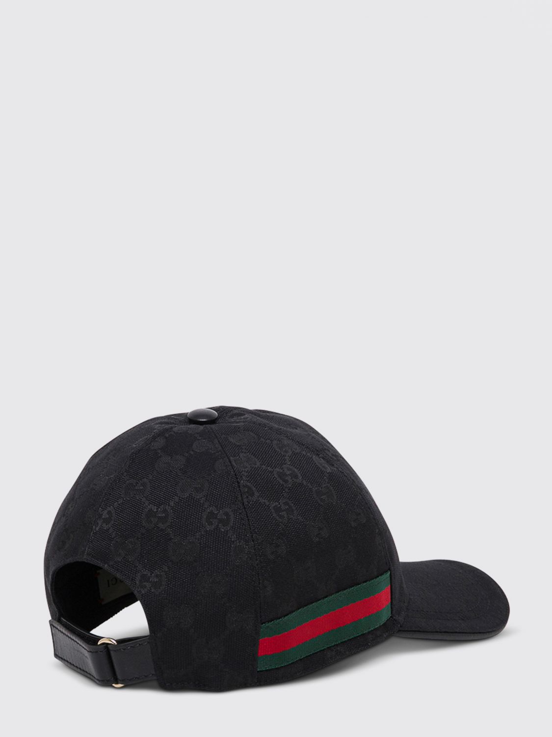 Gucci Men Gg Monogram Striped Baseball Cap Gucci In Fabric GUCCI