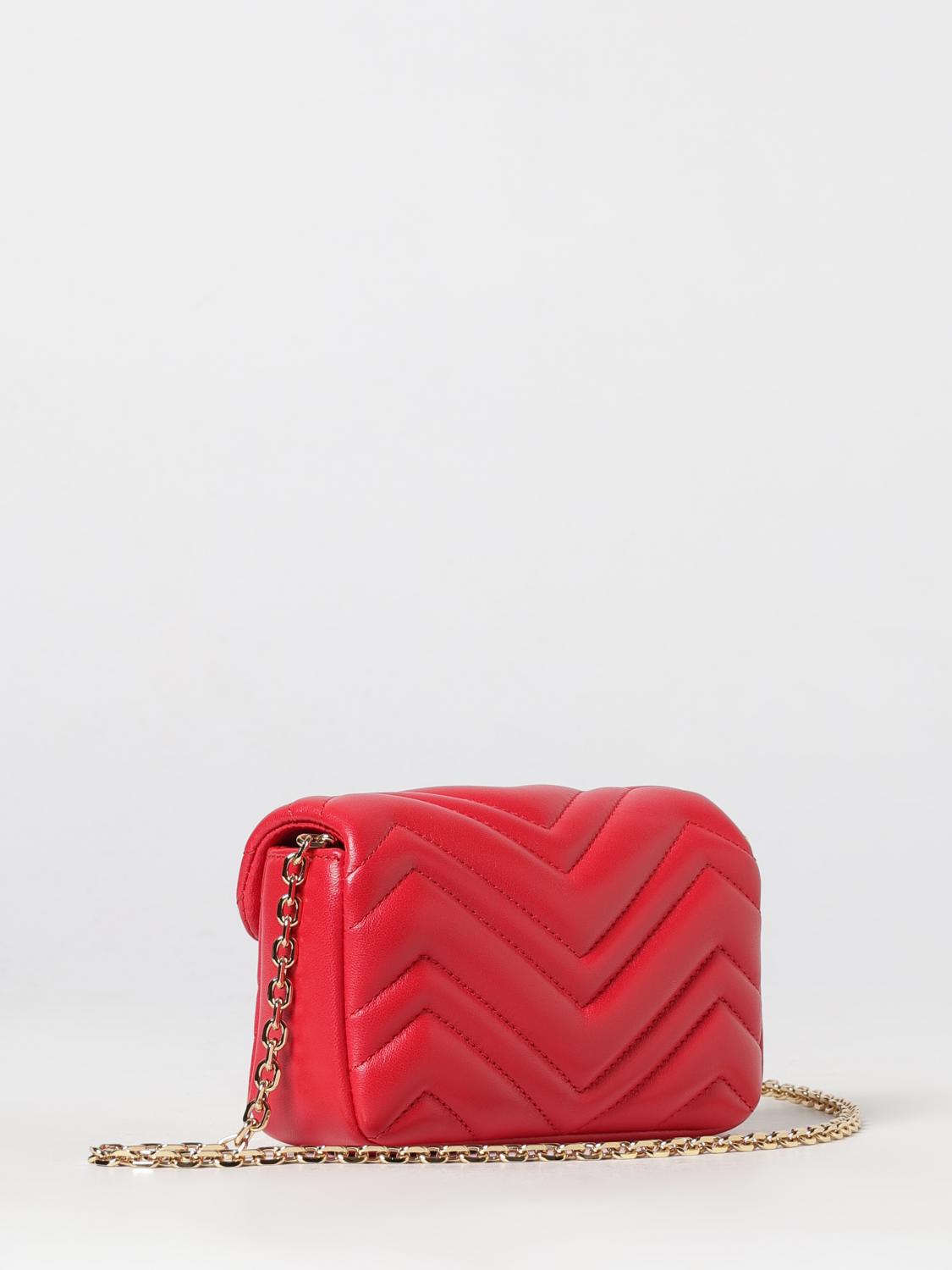 Gucci Women Gucci Gg Marmont Red Matelasse Nappa Mini Shoulder Bag GUCCI