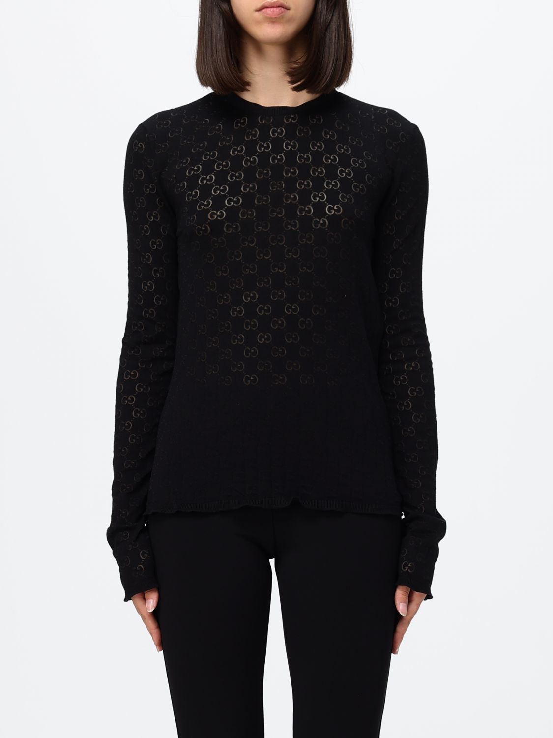 Gucci Sweater Woman Black GUCCI
