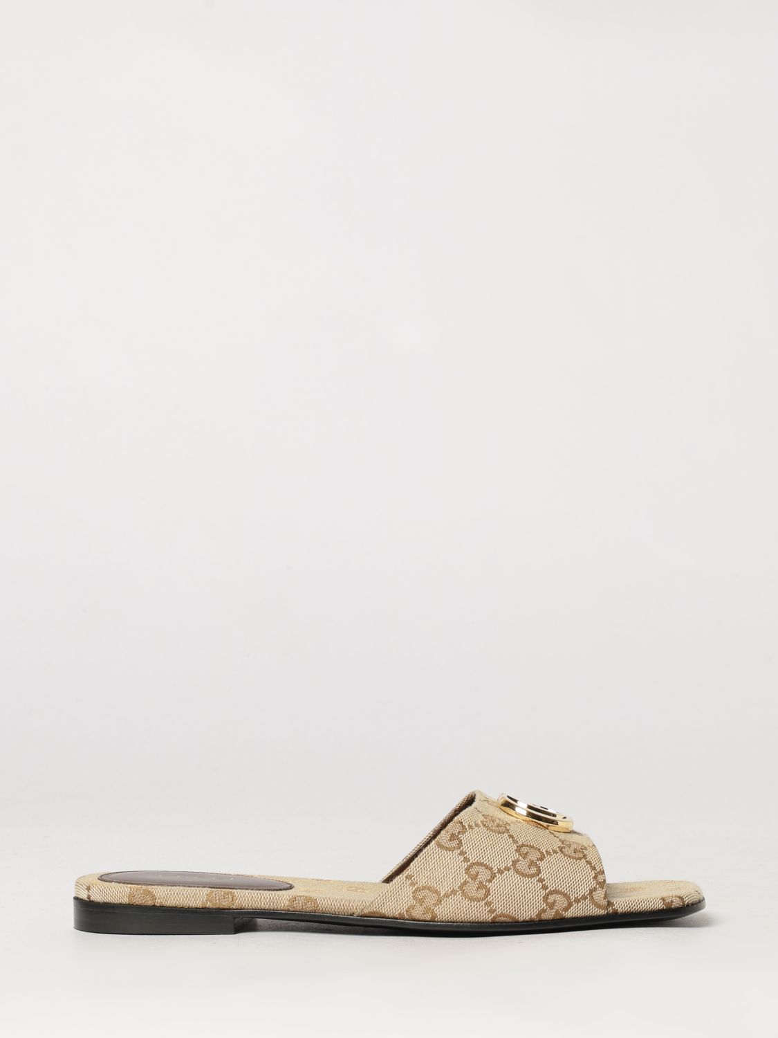 Gucci Heeled Sandal Woman Beige GUCCI