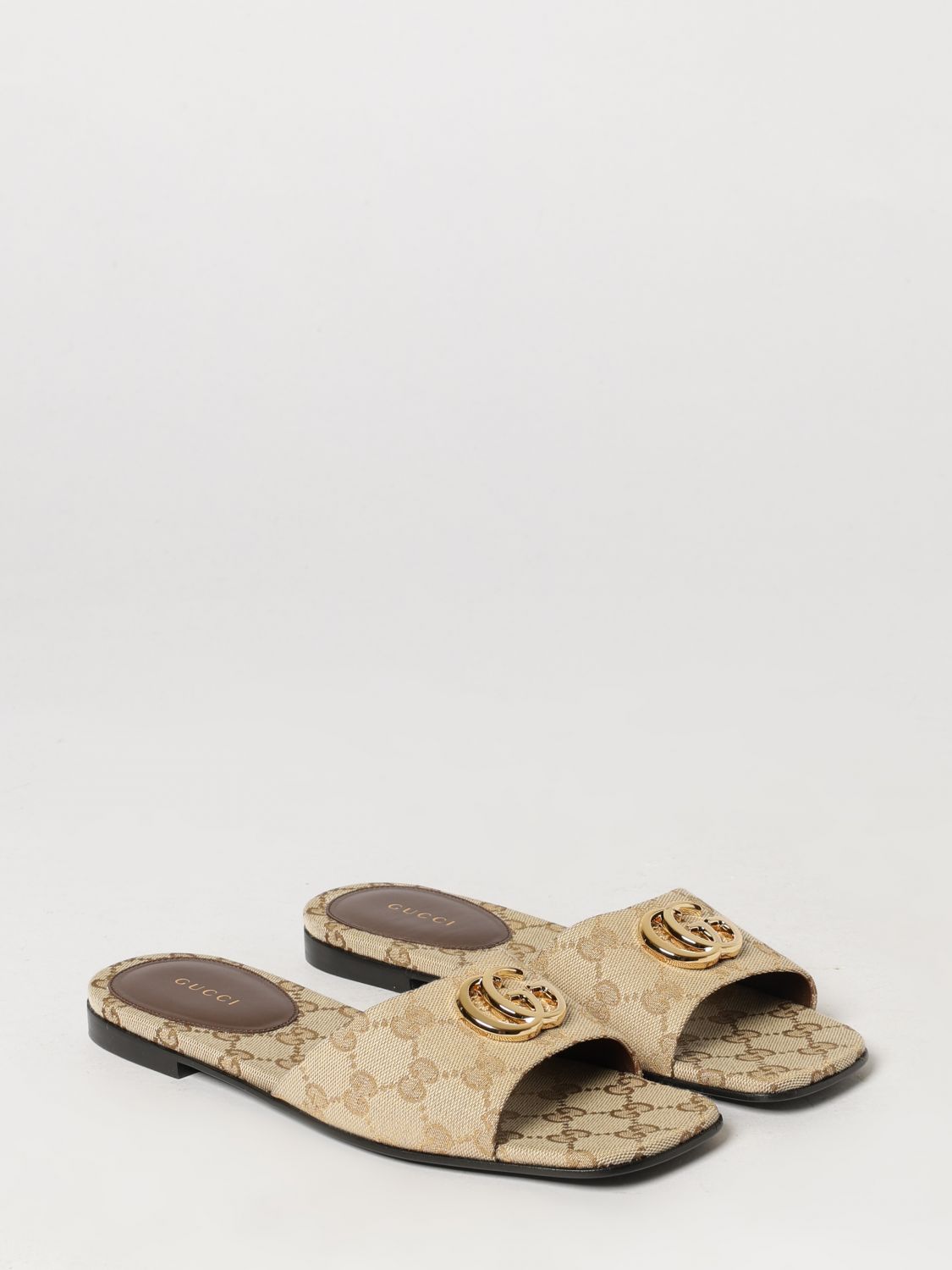 Gucci Heeled Sandal Woman Beige GUCCI