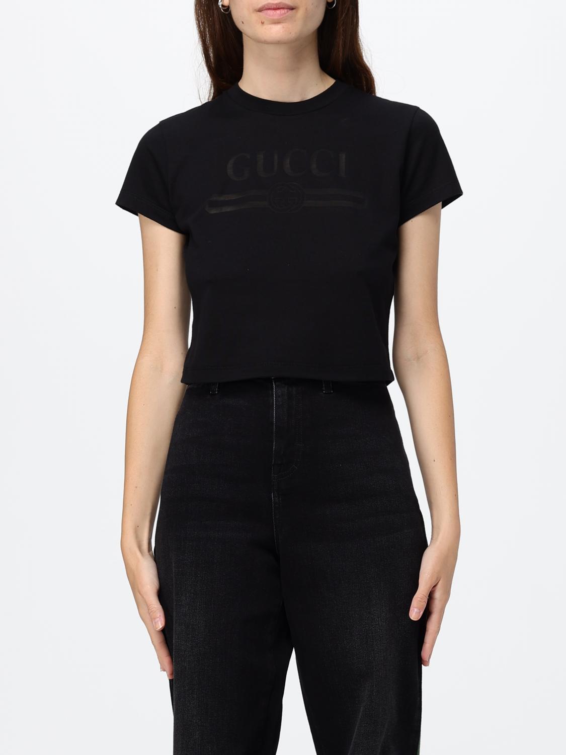 Gucci T-Shirt Woman Black GUCCI