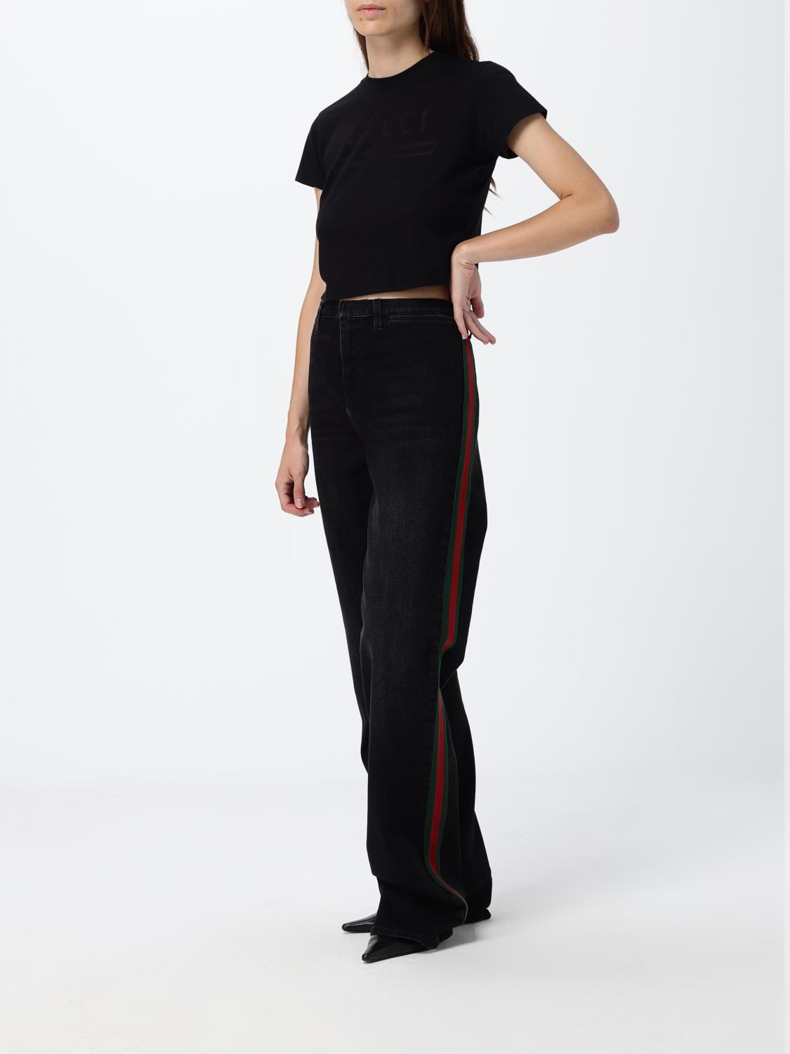 Gucci T-Shirt Woman Black GUCCI