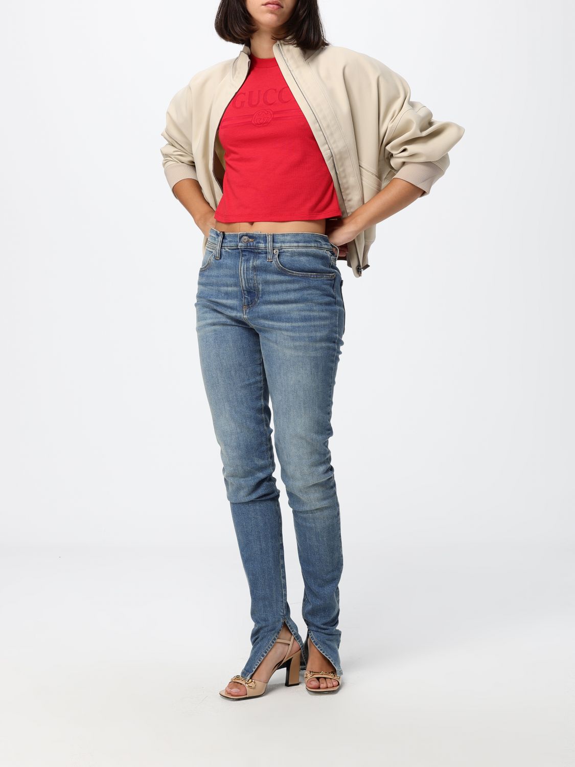 Gucci T-Shirt Woman Red GUCCI