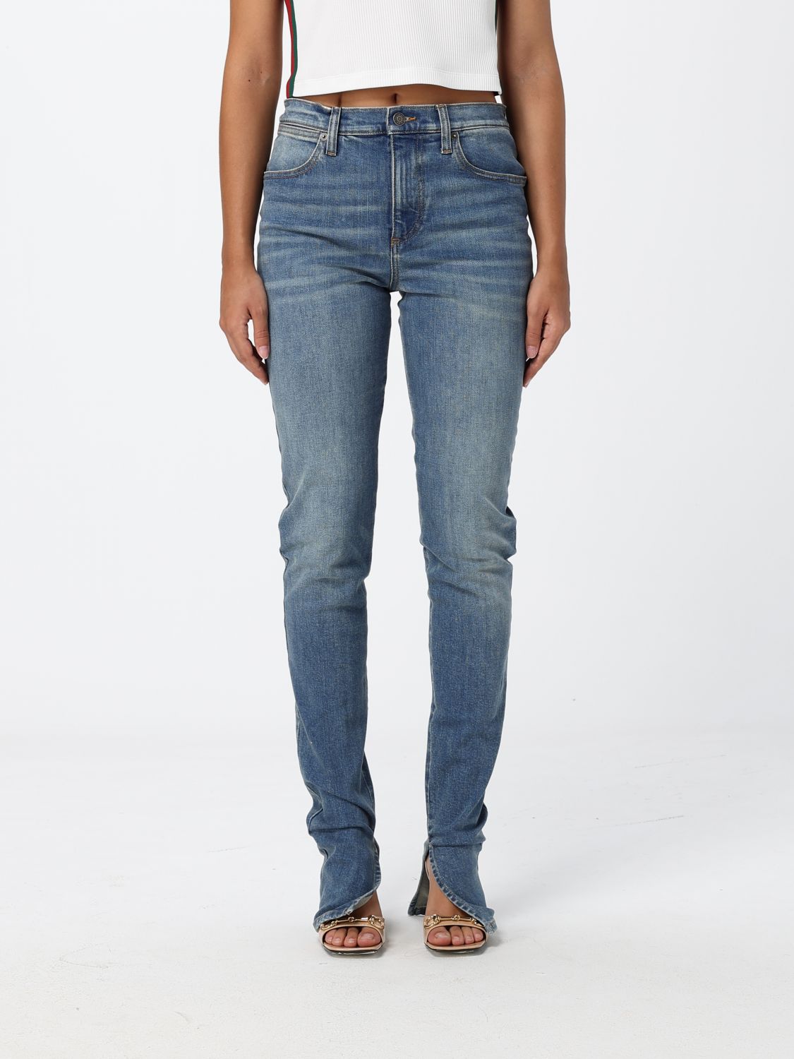 Gucci Jeans Woman Blue GUCCI
