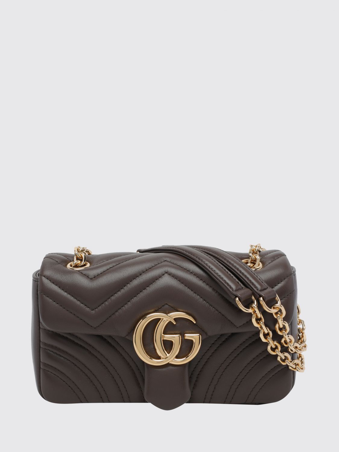 Gucci Women Gucci Gg Marmont Mini Matelasse Nappa Leather Chevron Shoulder Bag GUCCI
