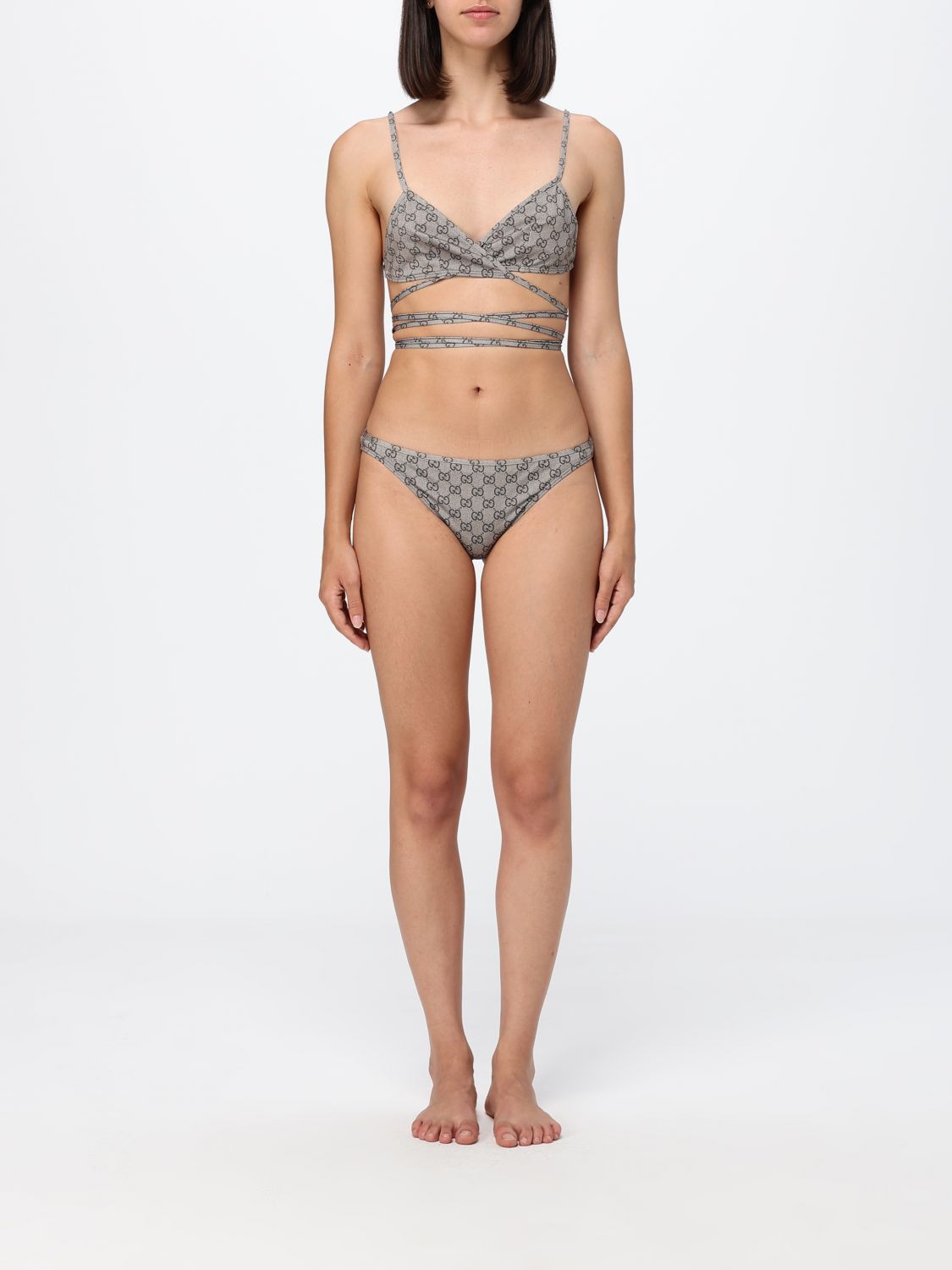 Gucci Swimsuit Woman Beige GUCCI