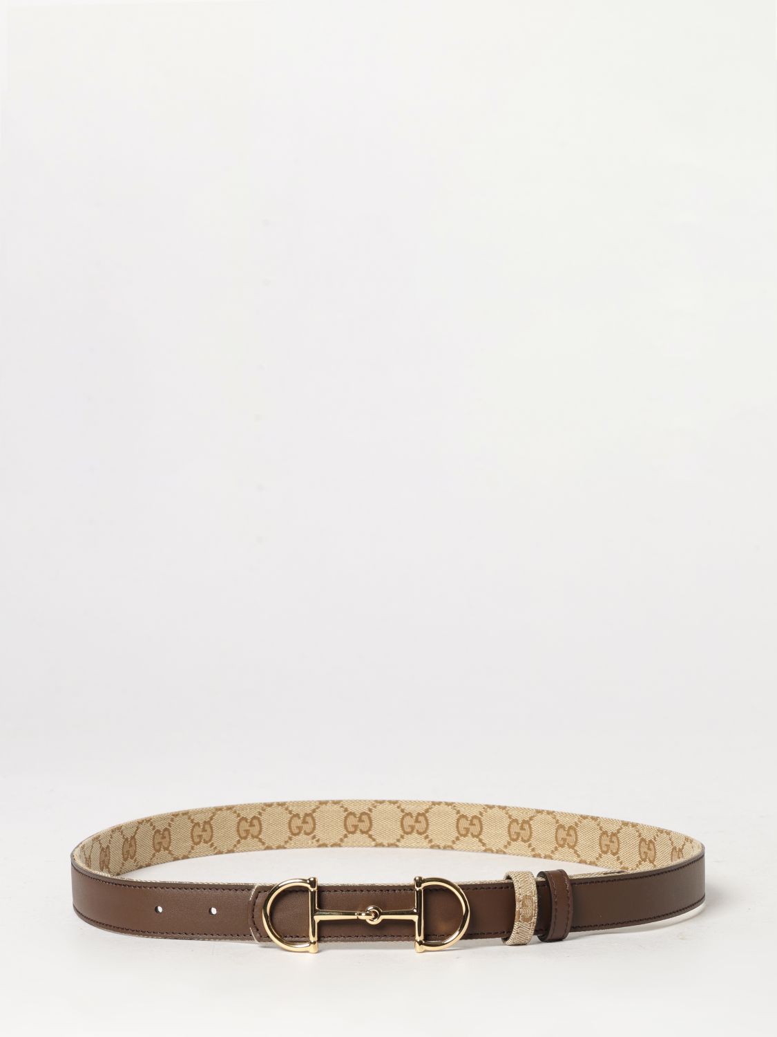 Gucci Belt Woman Beige GUCCI