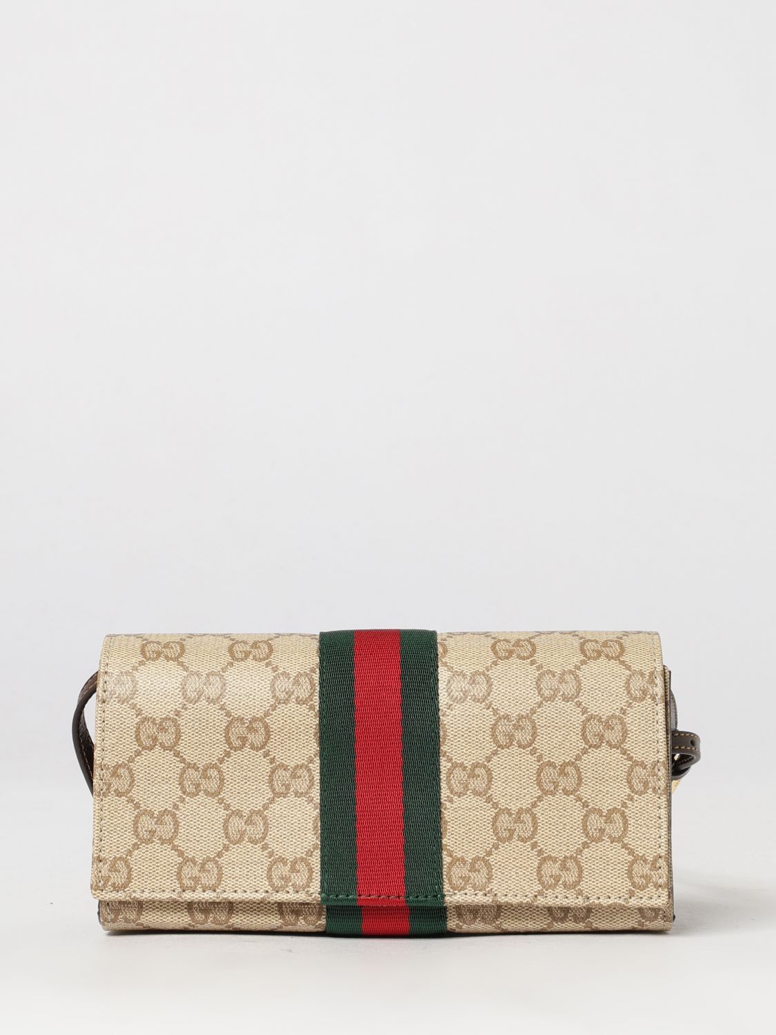 Gucci Gg Canvas Mini Top Handle Bag With Web Stripe GUCCI