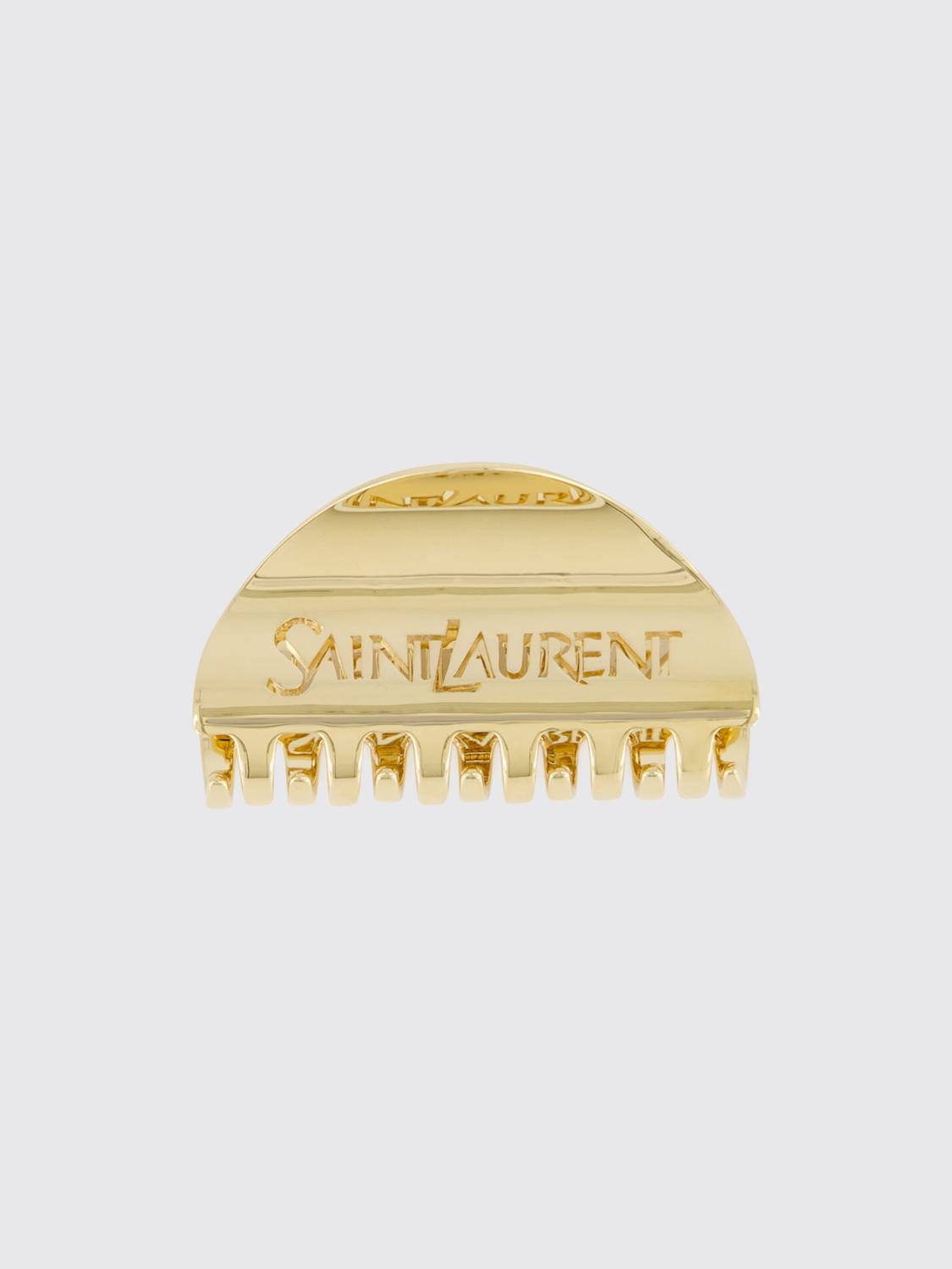 Saint Laurent Hair Accessory Woman Gold SAINT LAURENT