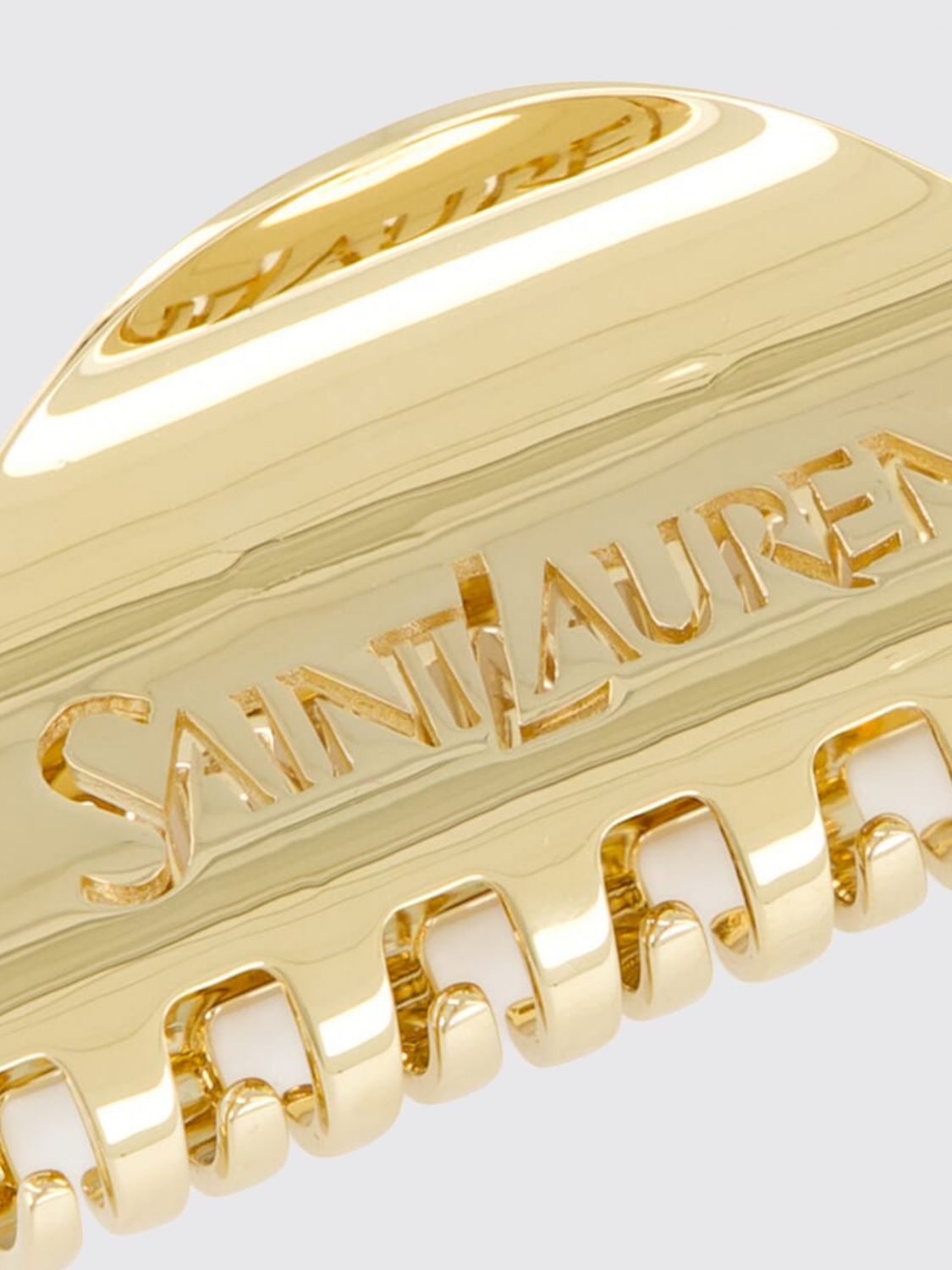 Saint Laurent Hair Accessory Woman Gold SAINT LAURENT