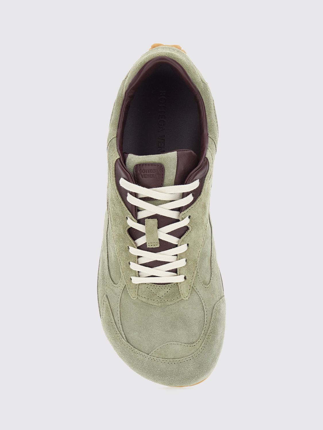 Bottega Veneta Men Orbit Flash Suede Calfskin Trainers Bottega Veneta BOTTEGA VENETA