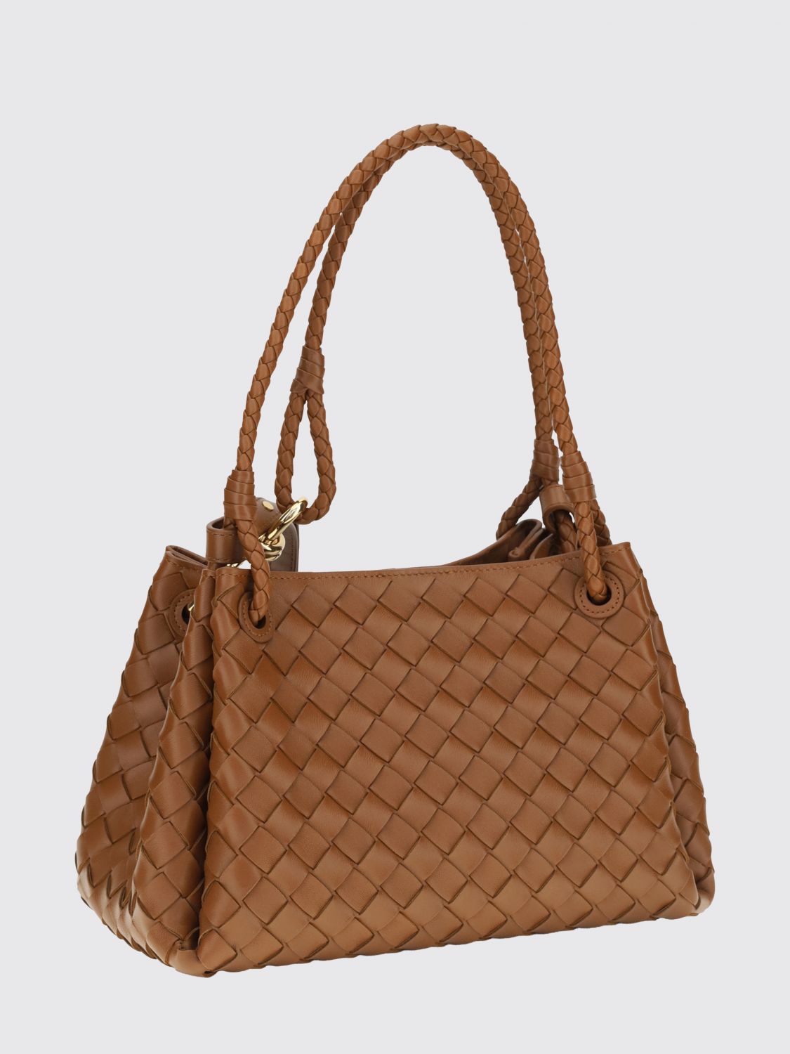 Bottega Veneta Women Parachute Intrecciato Lambskin Bottega Veneta Shoulder Bag BOTTEGA VENETA