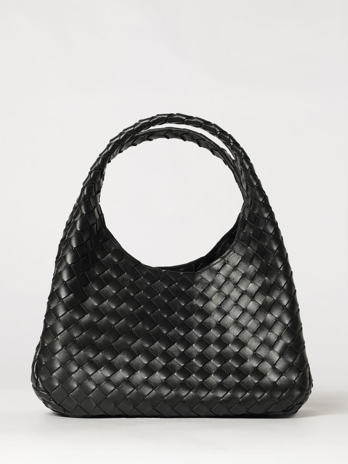 Bottega Veneta Women Medium Campana Intrecciato Leather Bottega Veneta Shoulder Bag BOTTEGA VENETA