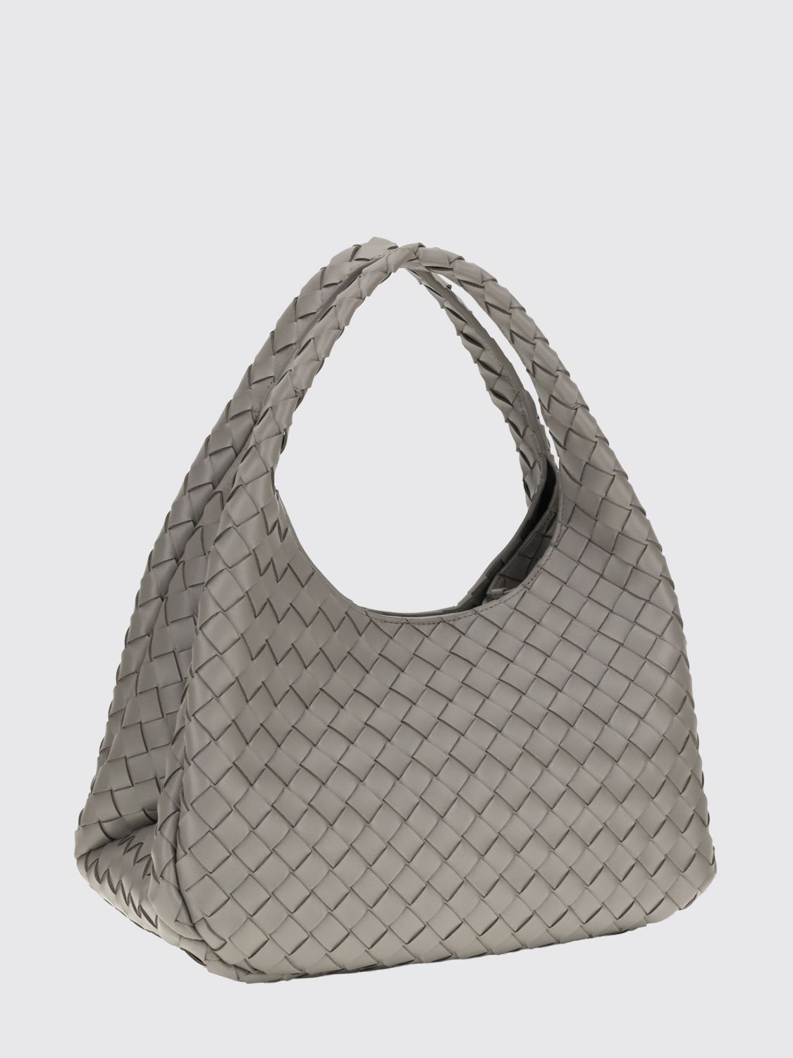 Bottega Veneta Women Medium Campana Intrecciato Leather Bottega Veneta Shoulder Bag BOTTEGA VENETA