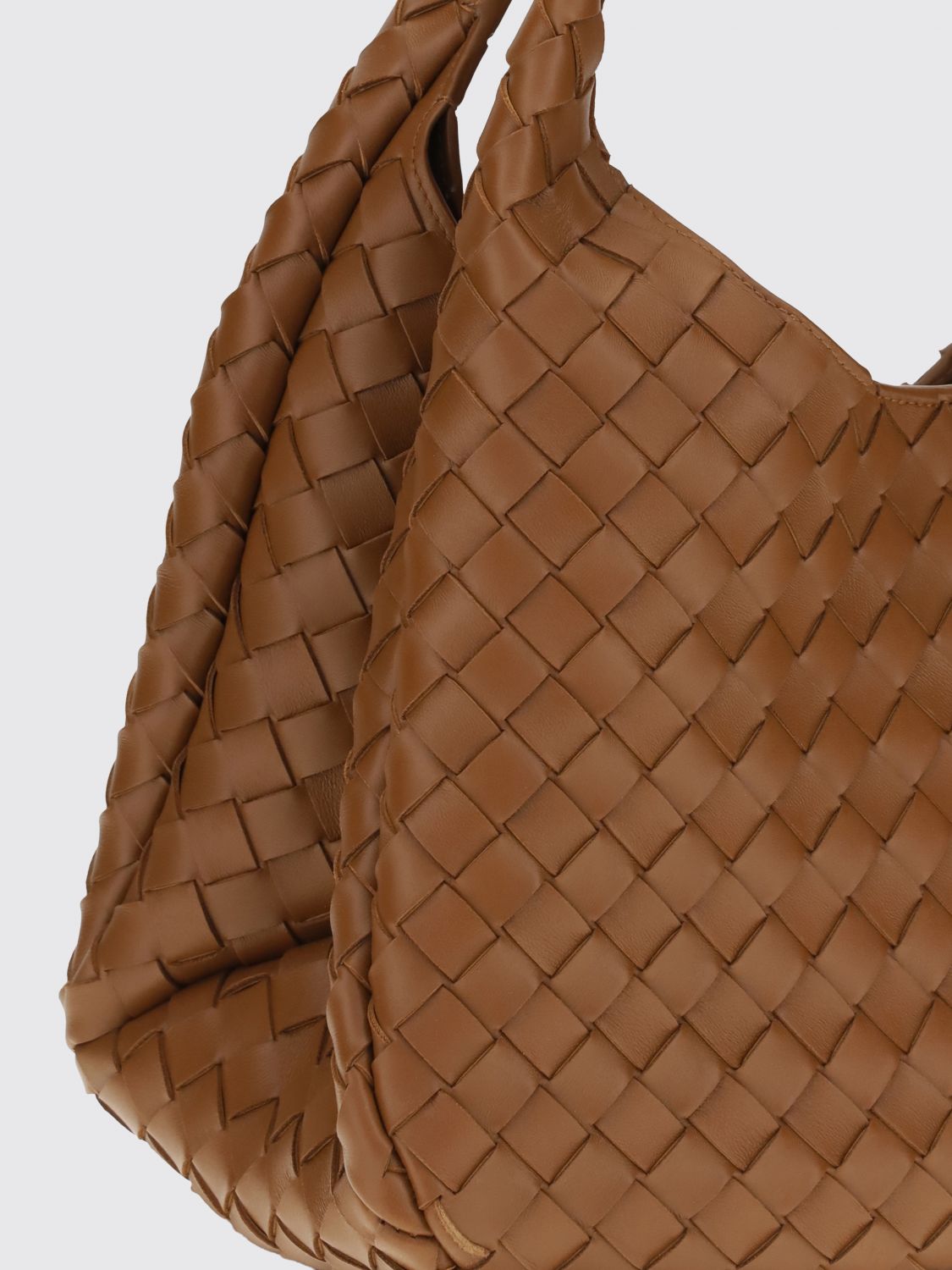 Bottega Veneta Women Medium Campana Intrecciato Leather Bottega Veneta Shoulder Bag BOTTEGA VENETA