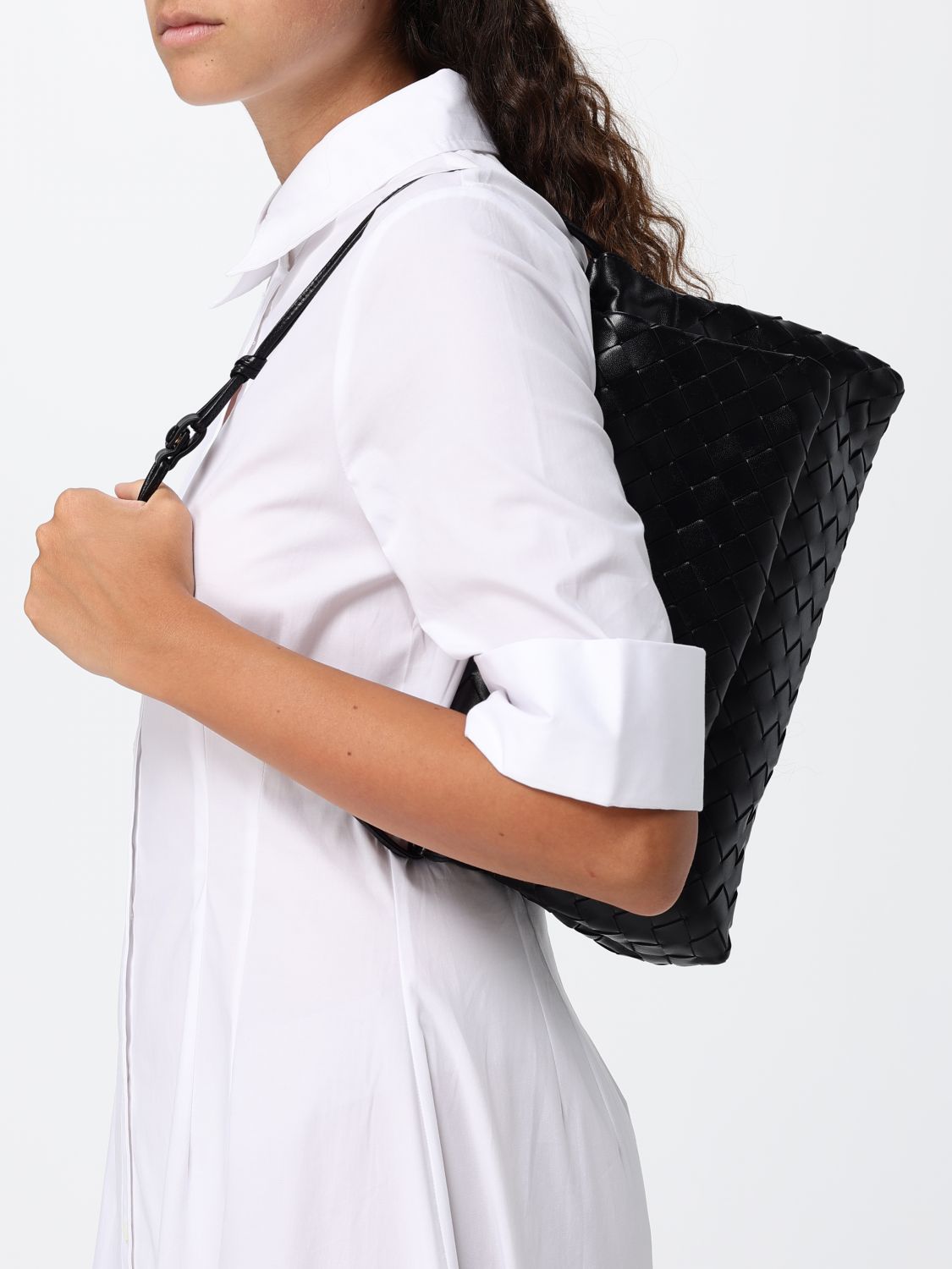 Bottega Veneta Shoulder Bag Woman Black BOTTEGA VENETA