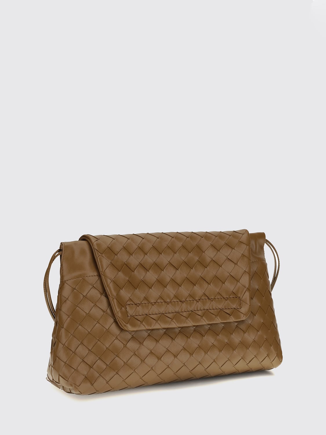 Bottega Veneta Women Small Intrecciato Calfskin Bottega Veneta Shoulder Bag With Knot Detail BOTTEGA VENETA