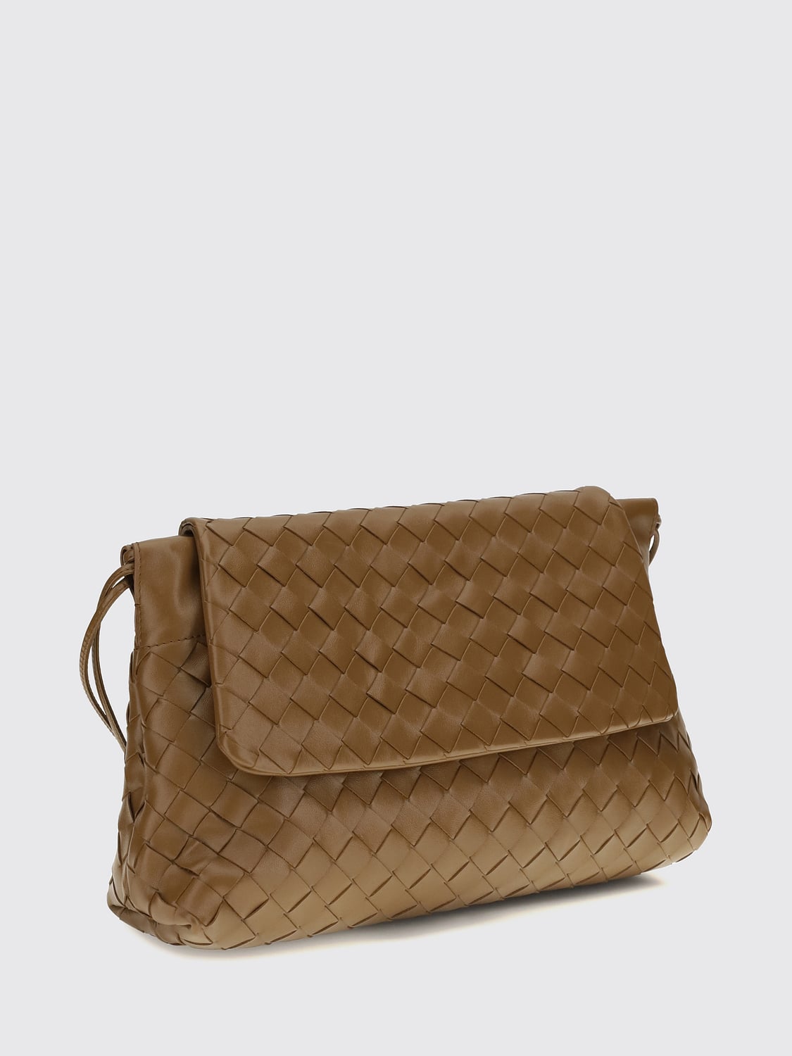 Bottega Veneta Women Small Intrecciato Calfskin Bottega Veneta Shoulder Bag With Knot Detail BOTTEGA VENETA