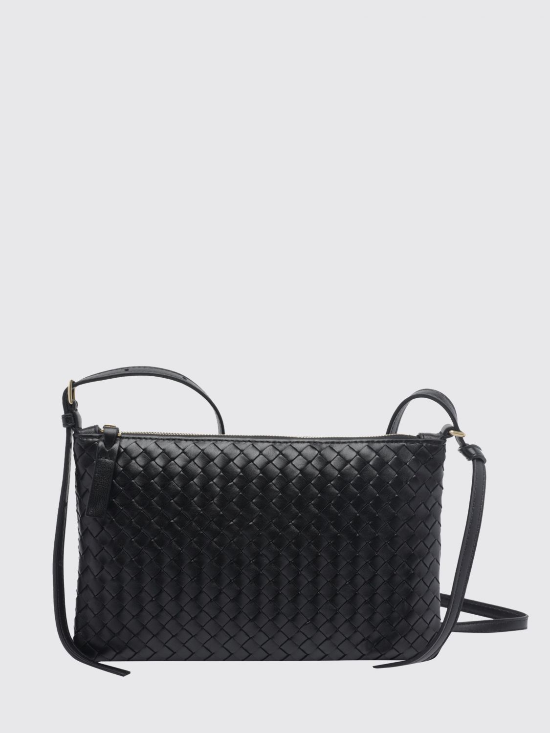 Bottega Veneta Women Bottega Veneta Small Woven Nappa Crossbody Bag BOTTEGA VENETA