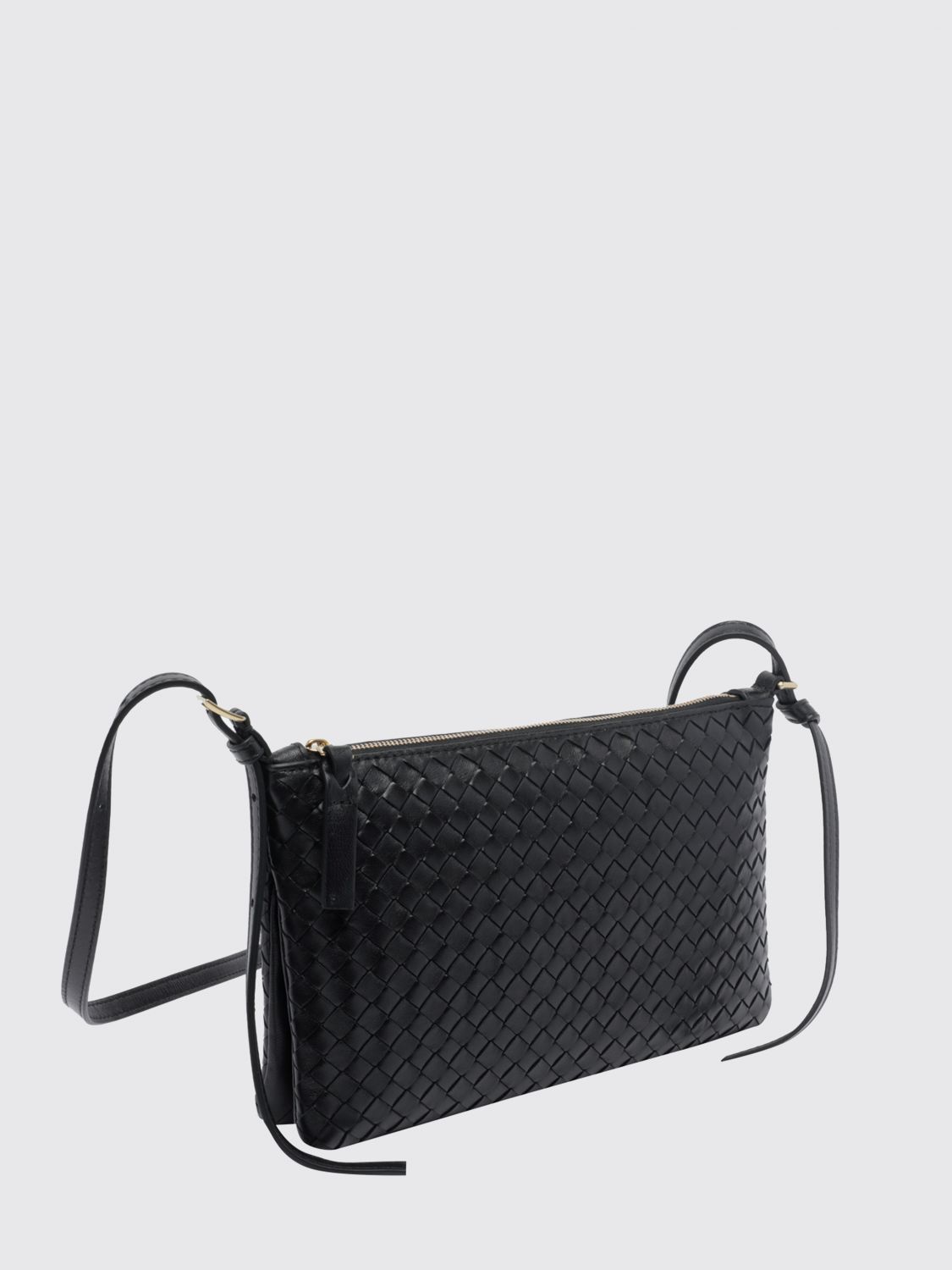Bottega Veneta Women Bottega Veneta Small Woven Nappa Crossbody Bag BOTTEGA VENETA
