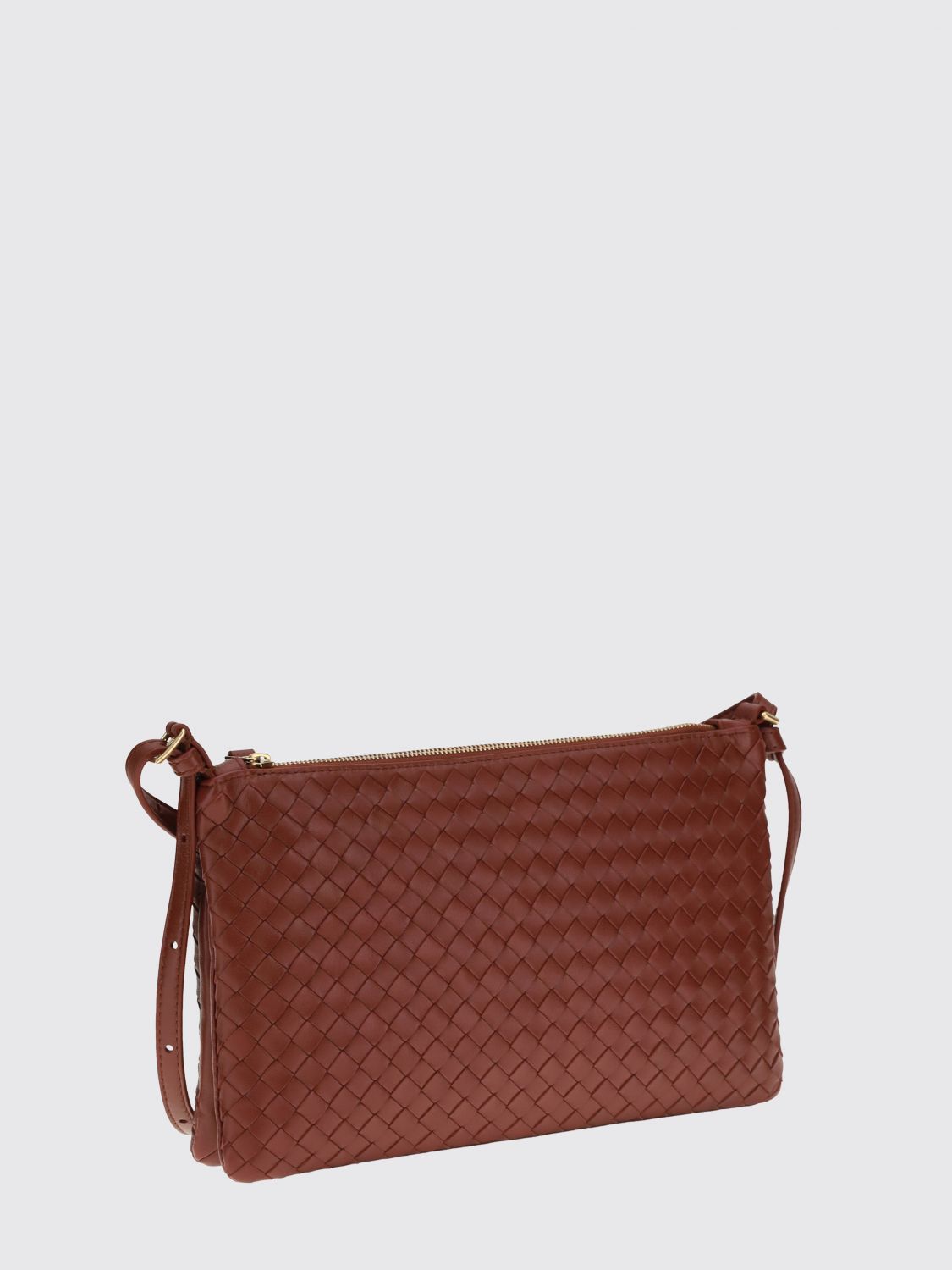 Bottega Veneta Women Bottega Veneta Small Woven Nappa Crossbody Bag BOTTEGA VENETA