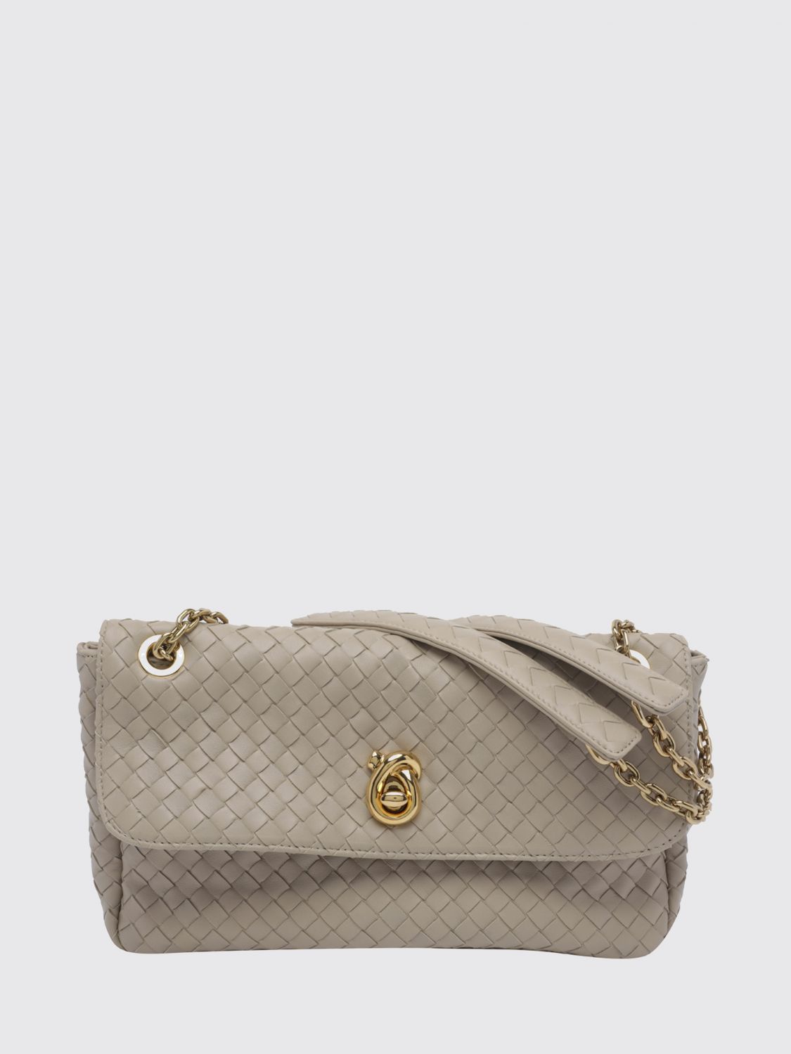 Bottega Veneta Women Madison Shoulder Bag Bottega Veneta In Intrecciato Leather With Chain Strap BOTTEGA VENETA