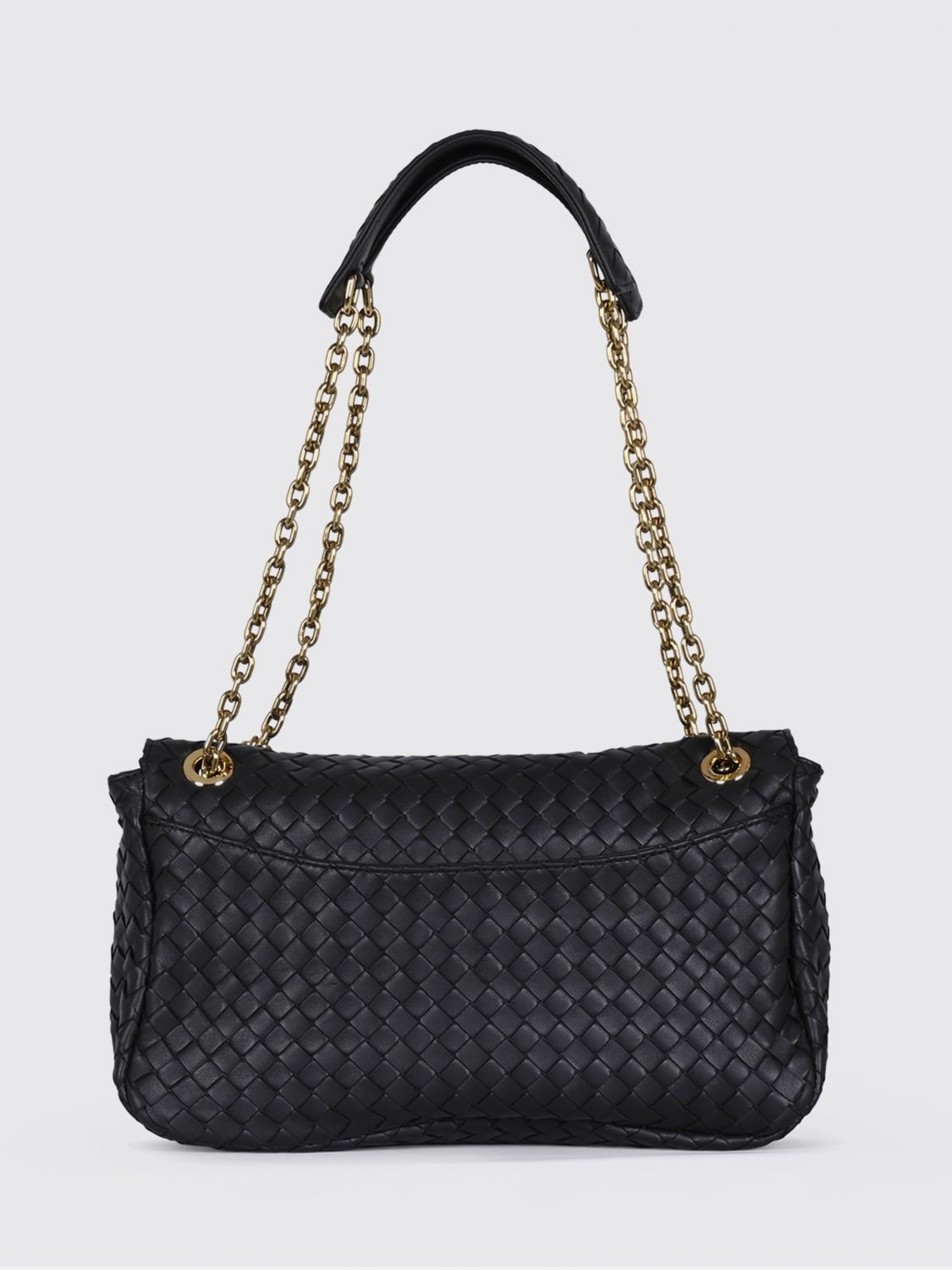 Bottega Veneta Women Madison Shoulder Bag Bottega Veneta In Intrecciato Leather With Chain Strap BOTTEGA VENETA
