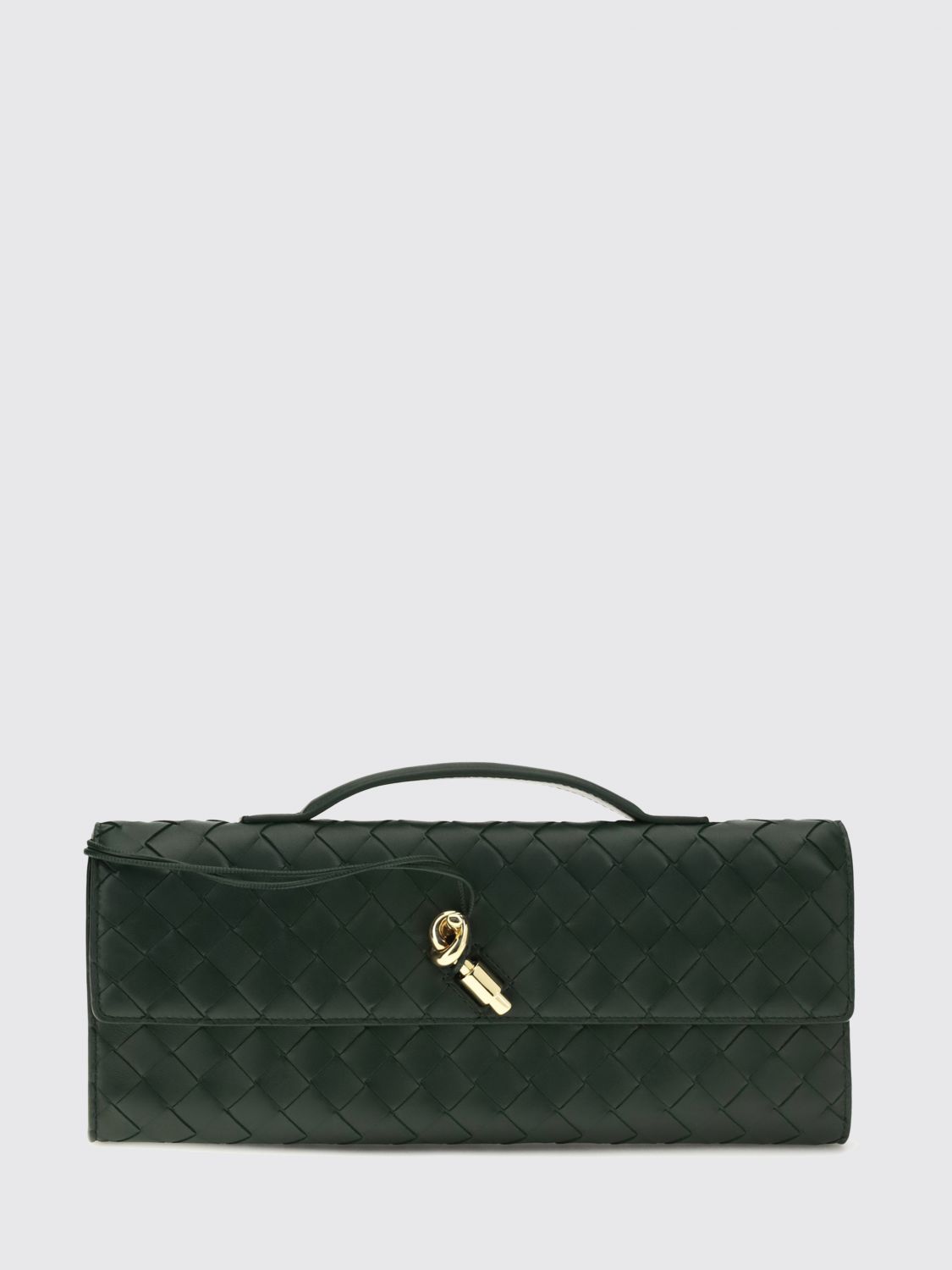 Bottega Veneta Women Medium Andiamo Intrecciato Lambskin Bottega Veneta Top Handle Bag BOTTEGA VENETA