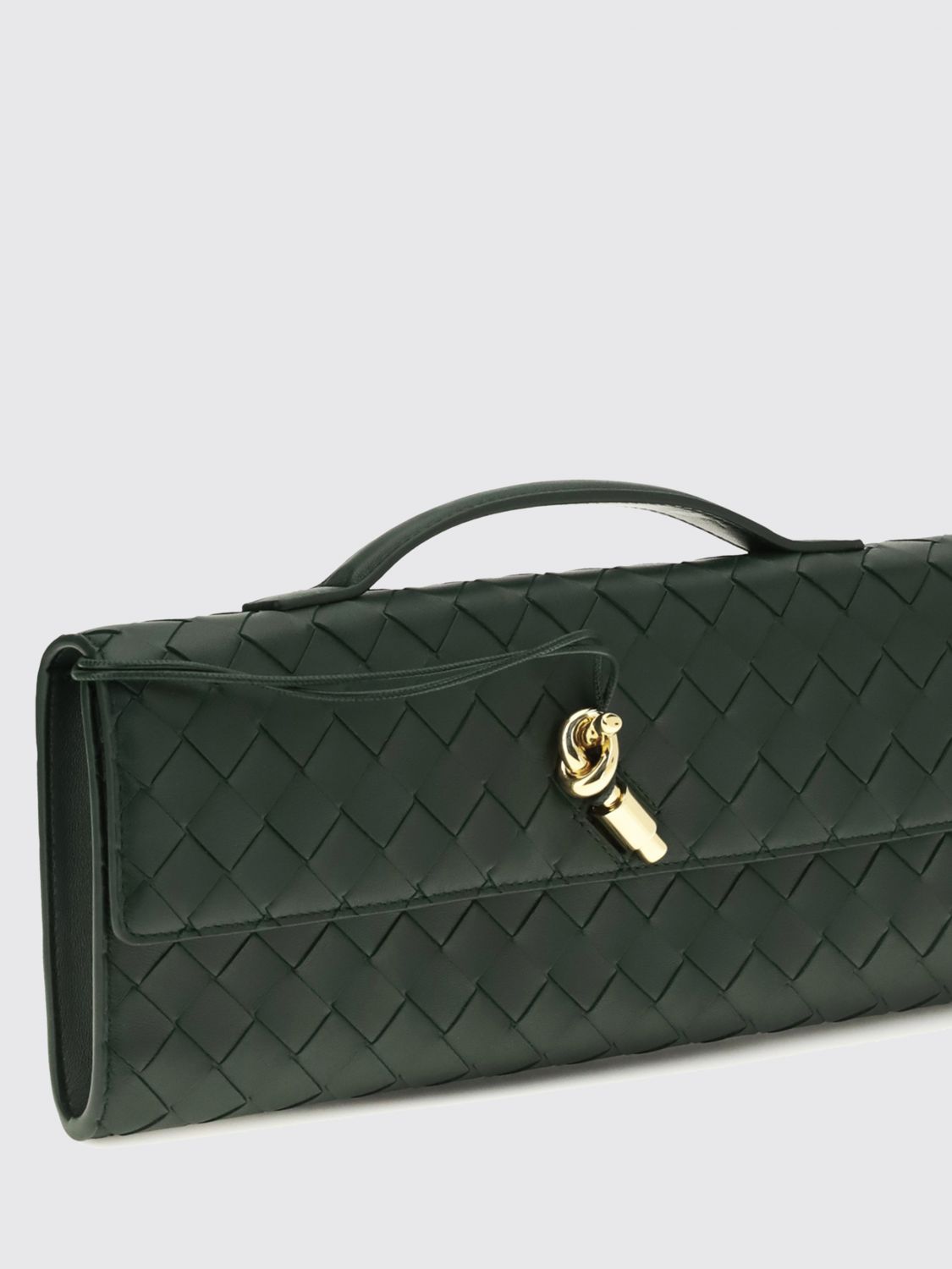 Bottega Veneta Women Medium Andiamo Intrecciato Lambskin Bottega Veneta Top Handle Bag BOTTEGA VENETA
