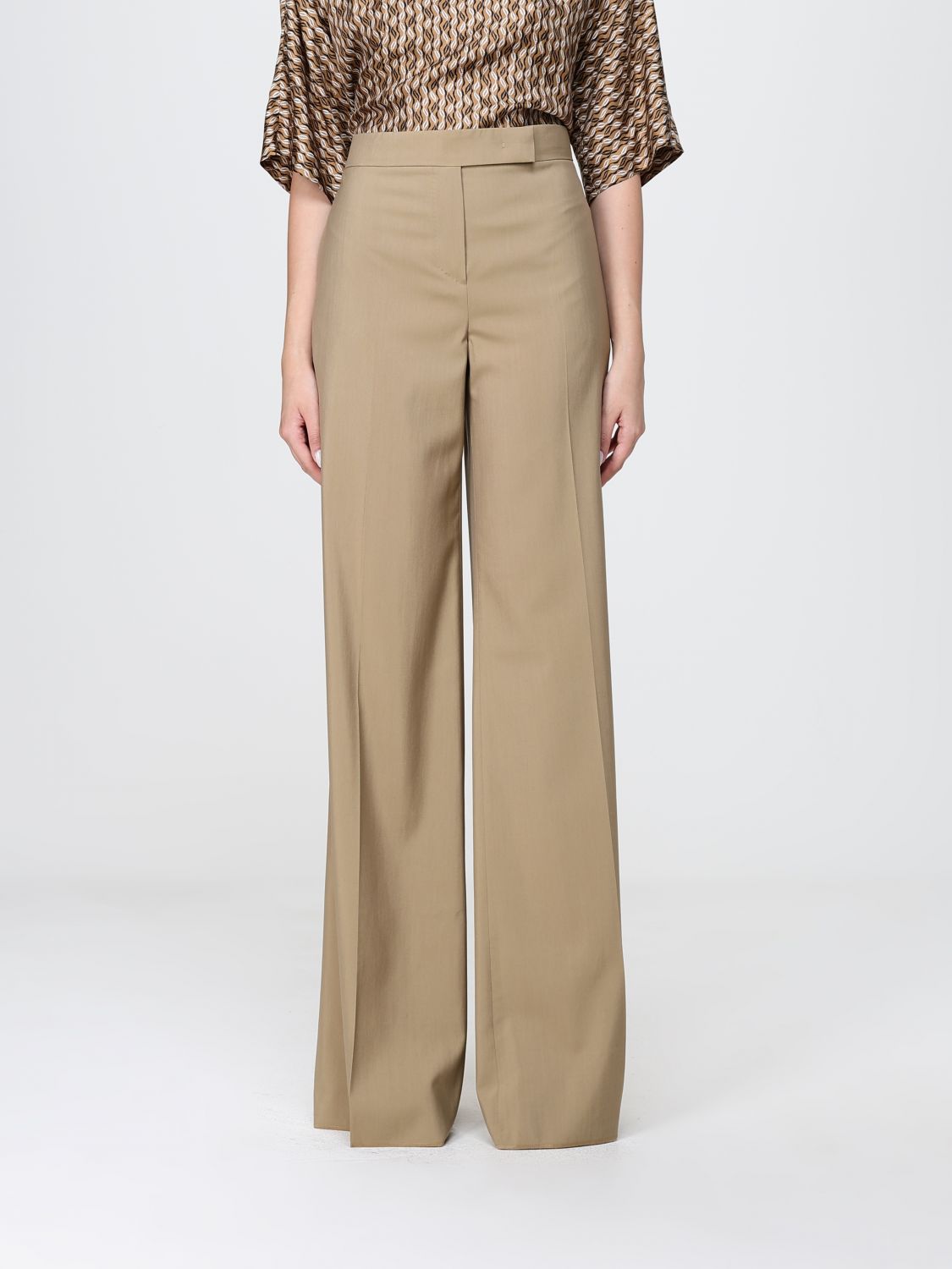 Max Mara Pants Woman Camel MAX MARA