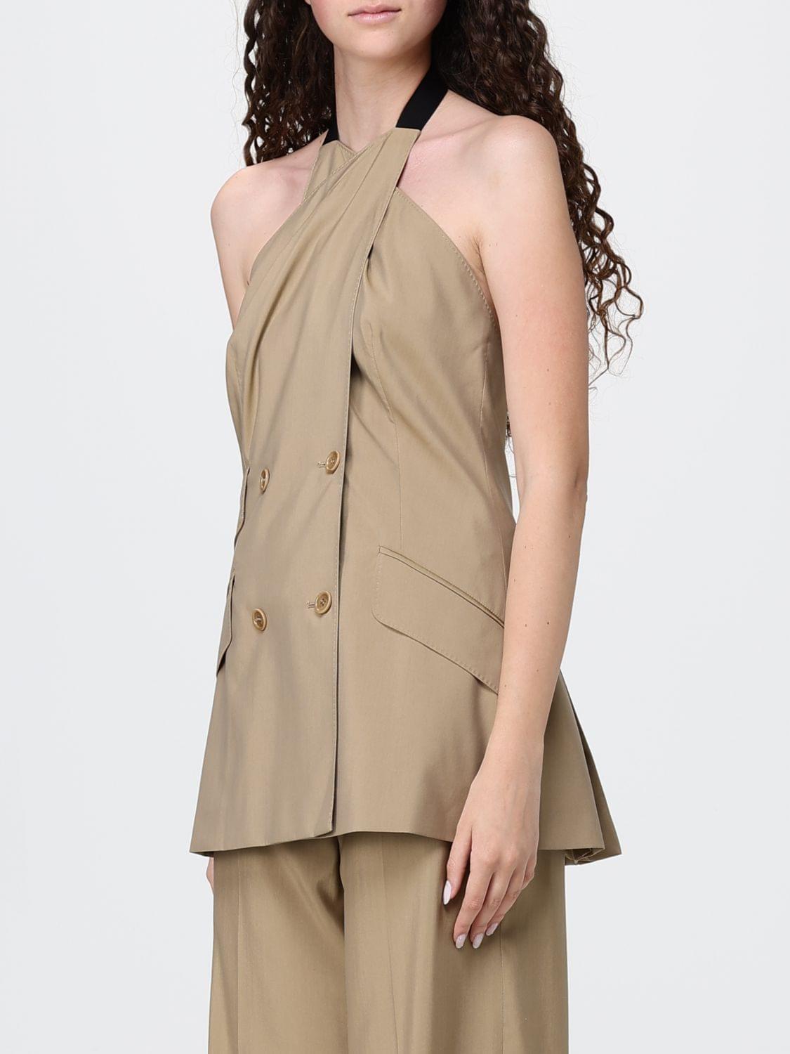 Max Mara Women Double-Breasted Sartorial Waistcoat Max Mara In Wool And Silk Blend MAX MARA