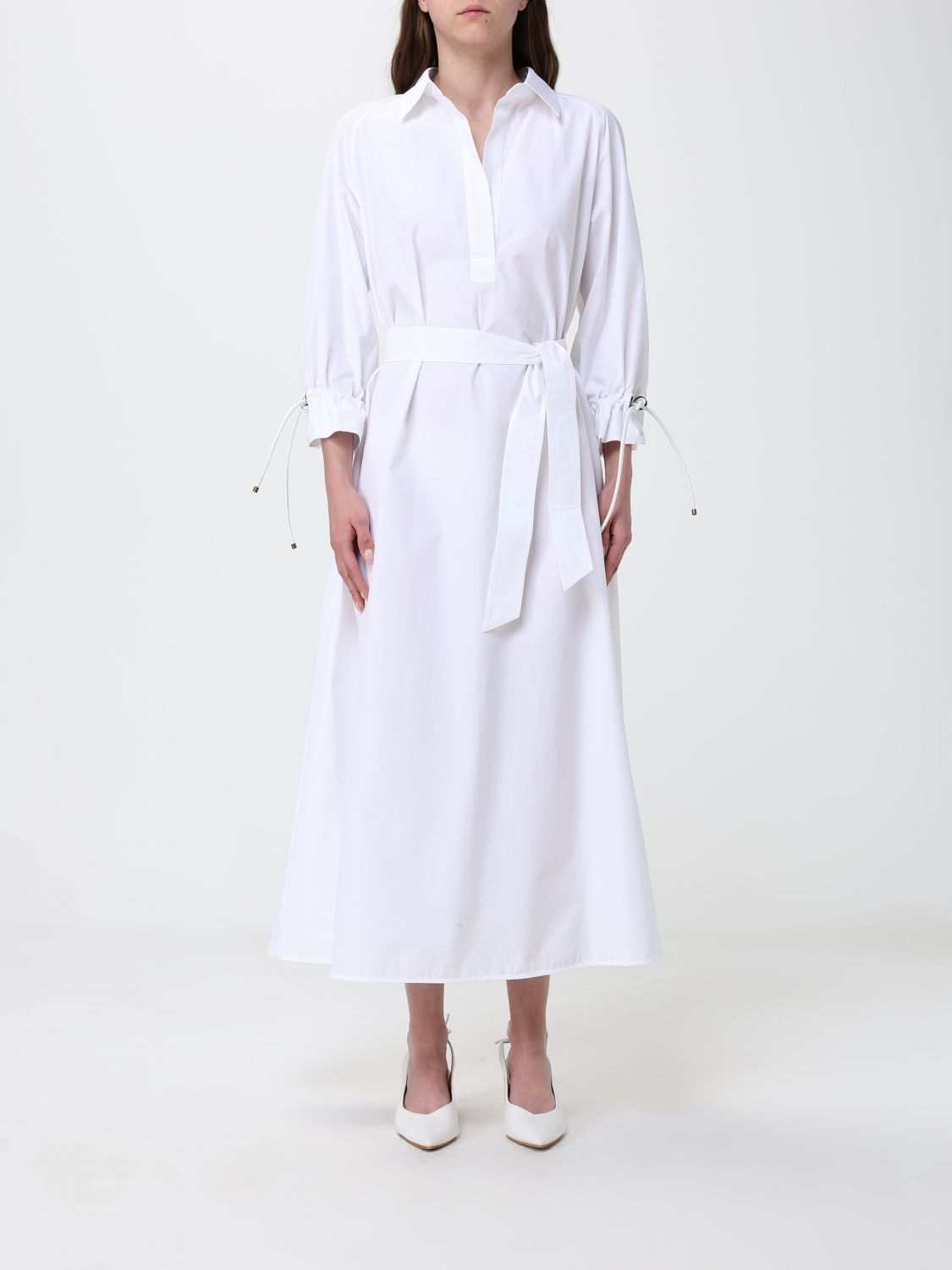 Max Mara Dress Woman White MAX MARA