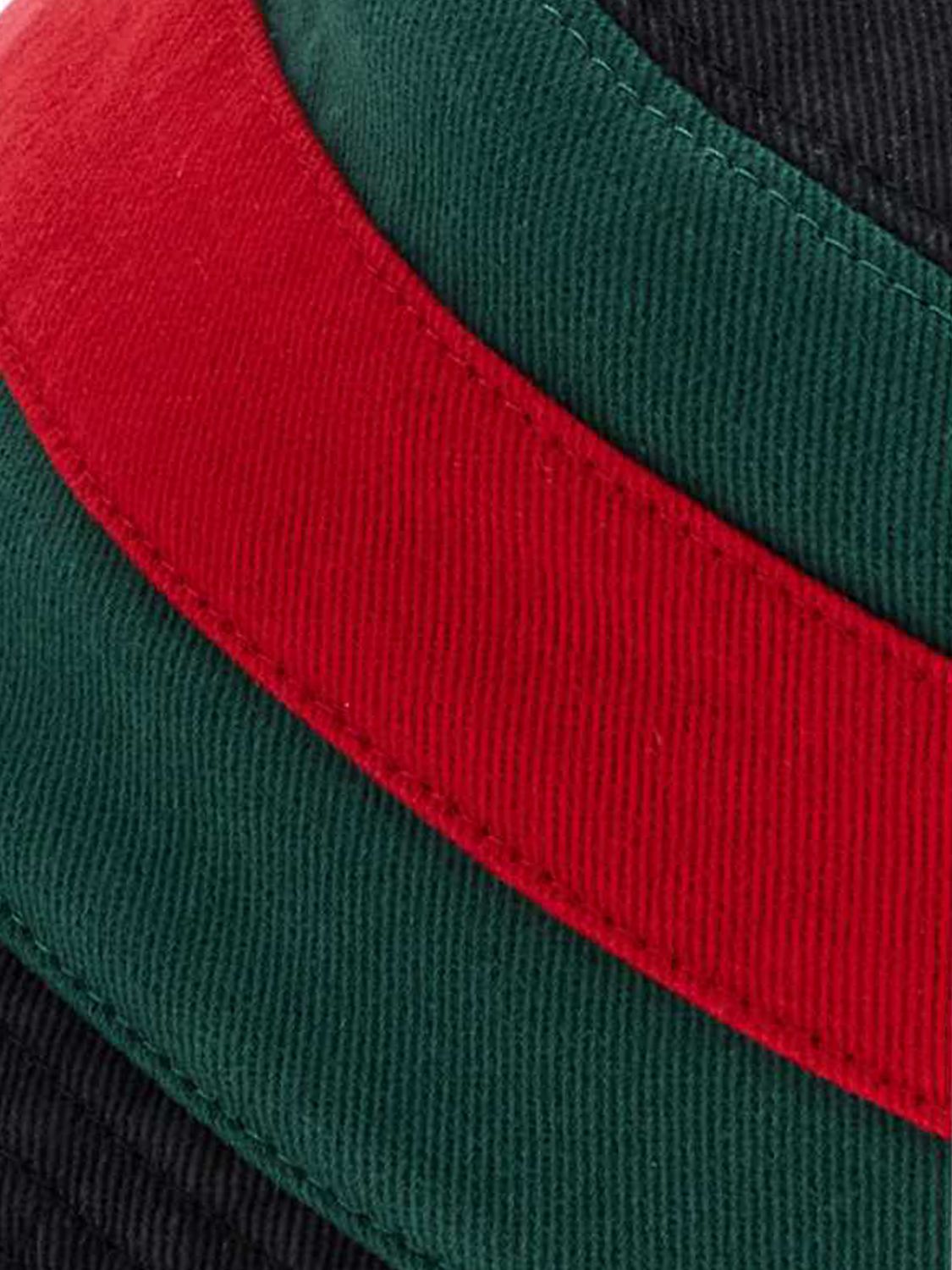 Gucci Men Cotton Twill Bucket Hat Gucci With Web Stripe Detail GUCCI