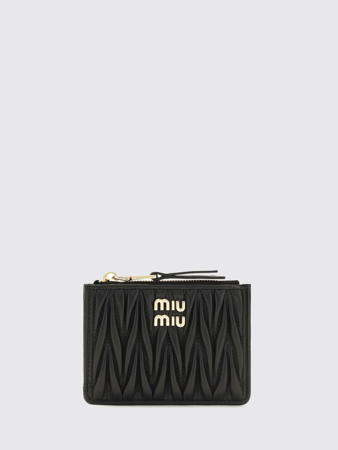 Miu Miu Wallet Woman Black MIU MIU