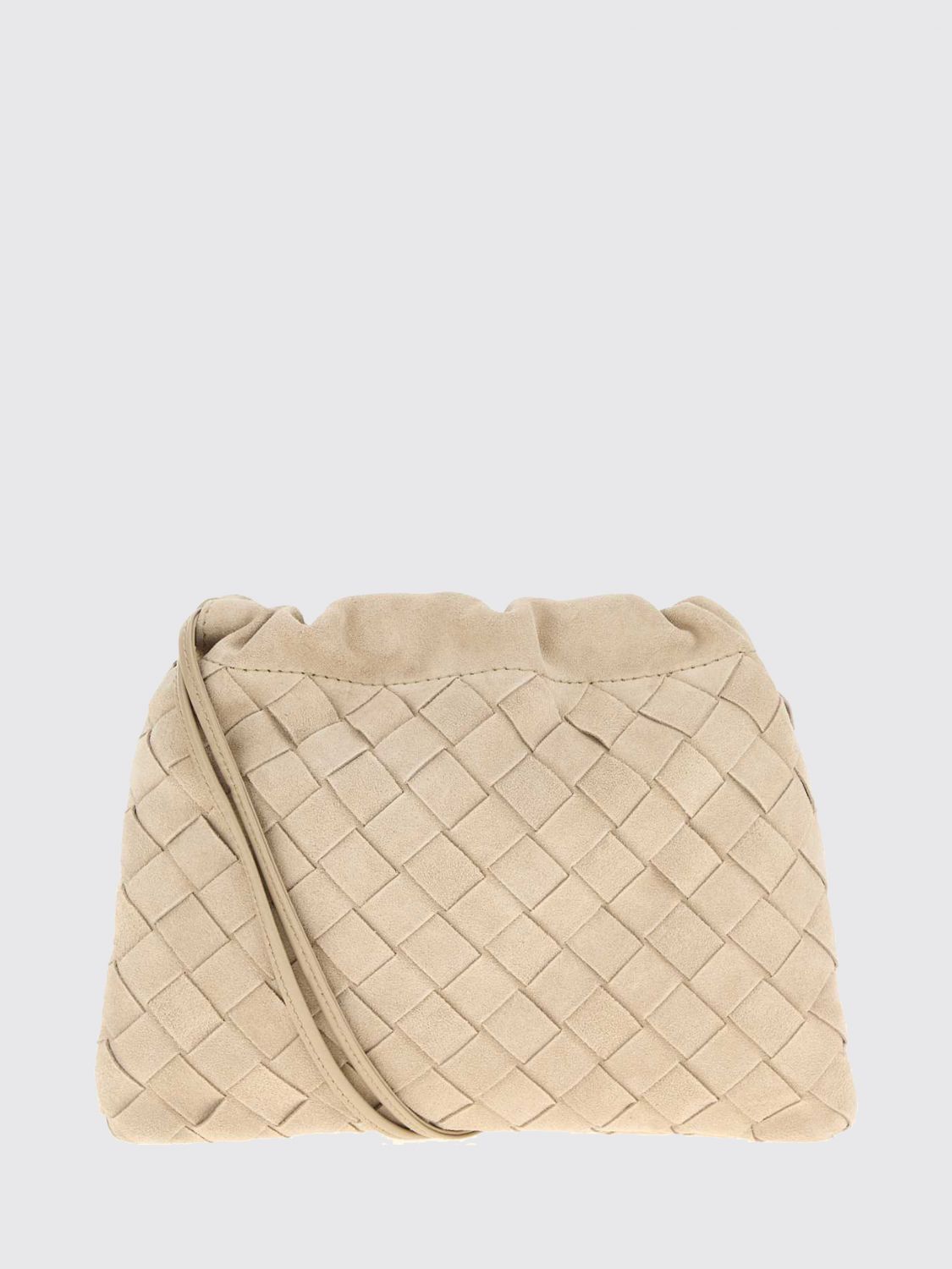 Bottega Veneta Women Bottega Veneta Intrecciato Suede Leather Mini Bag BOTTEGA VENETA
